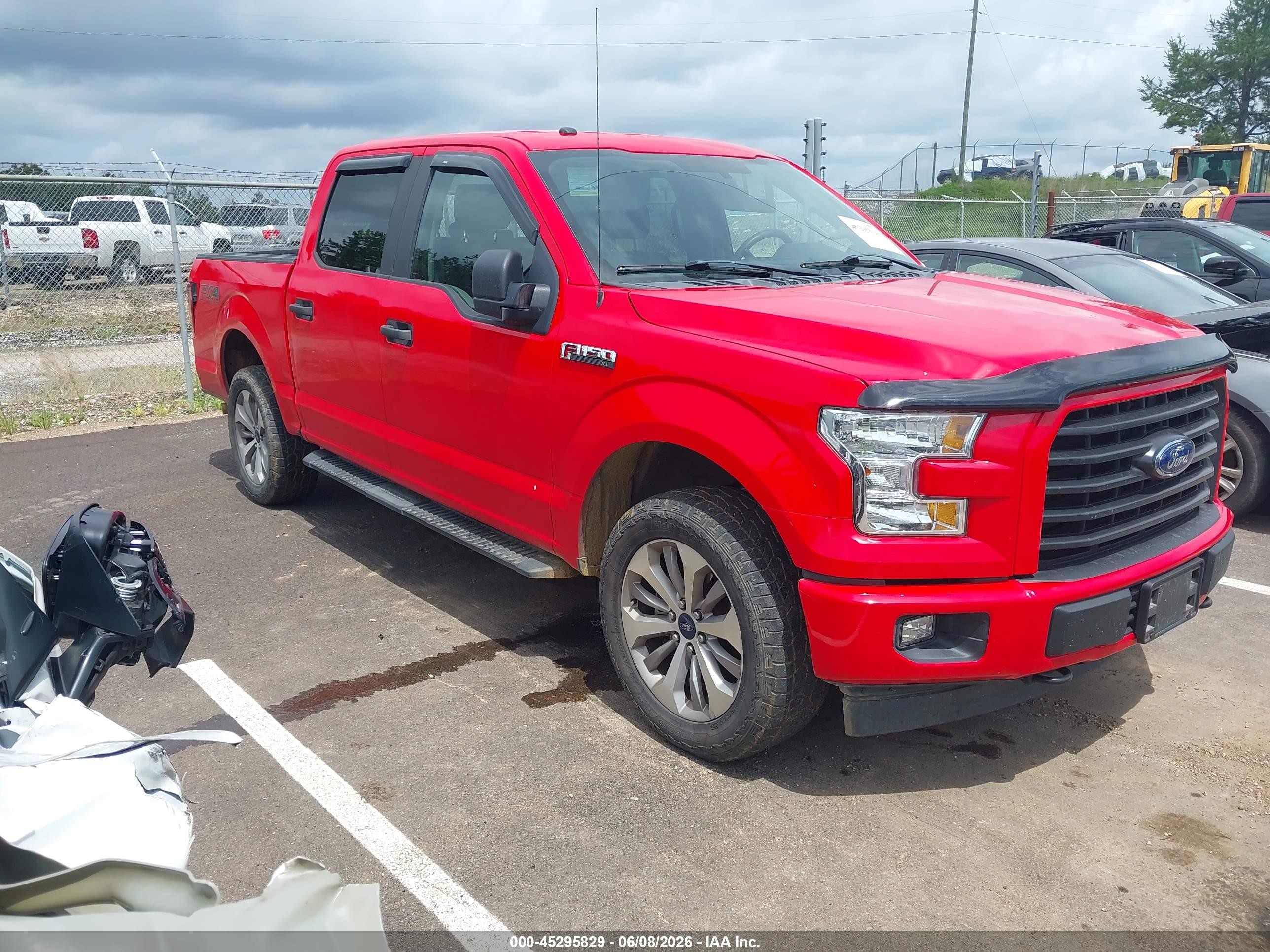 2017 Ford F-150 XLT, VIN 1FTEW1EF1HKC51598 — Rear end