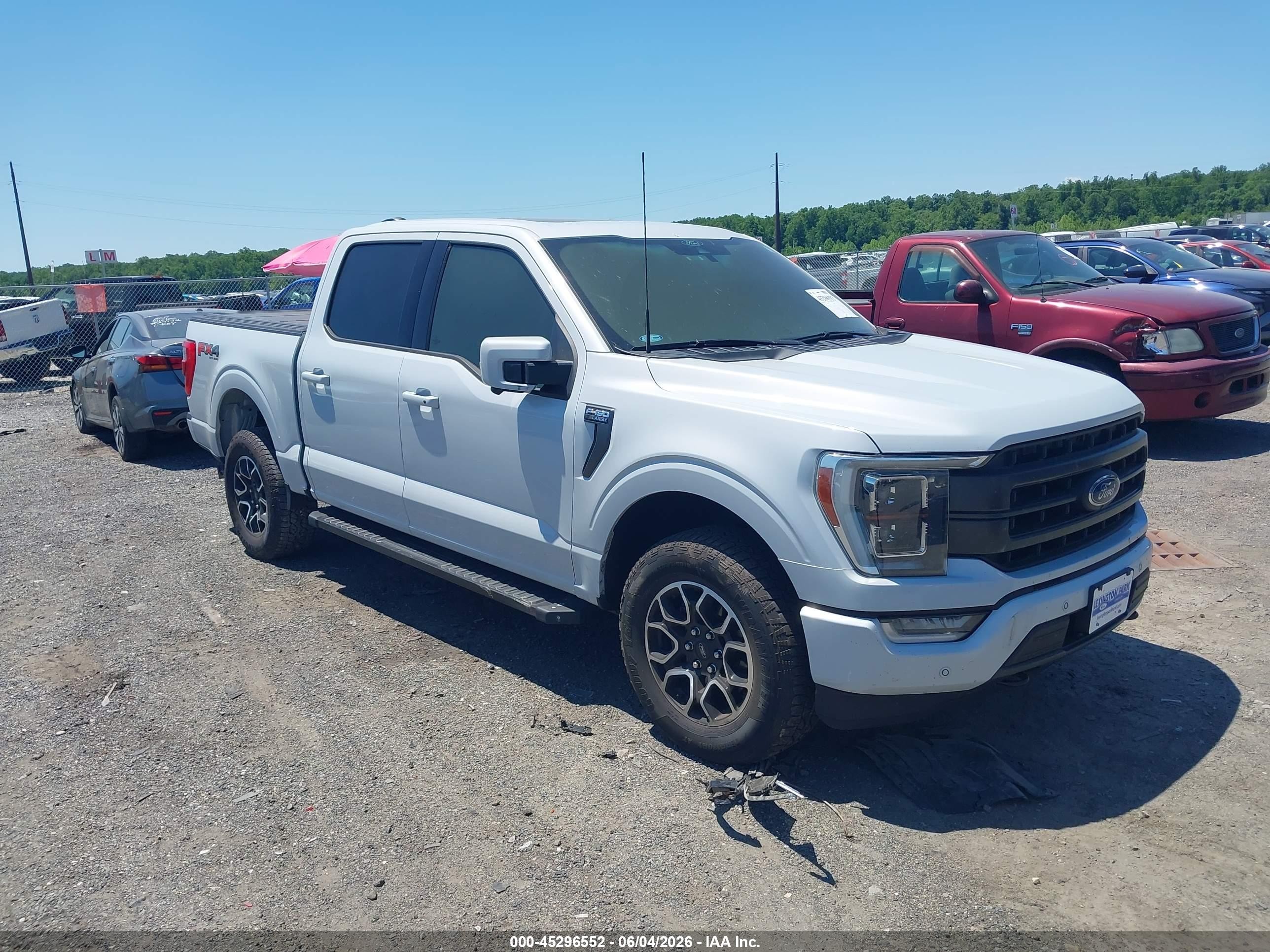2022 Ford F-150 XLT, VIN 1FTFW1E89NKD34794 — Interior fire