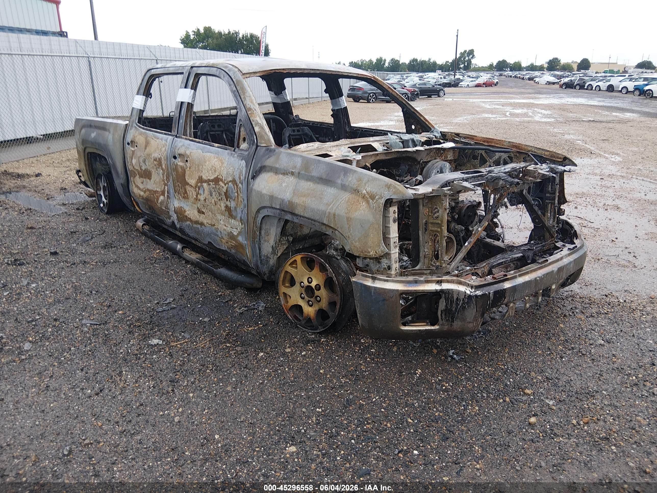 2014 GMC Sierra 1500 SLE, VIN 3GTP1UEC1EG199844 — Burn