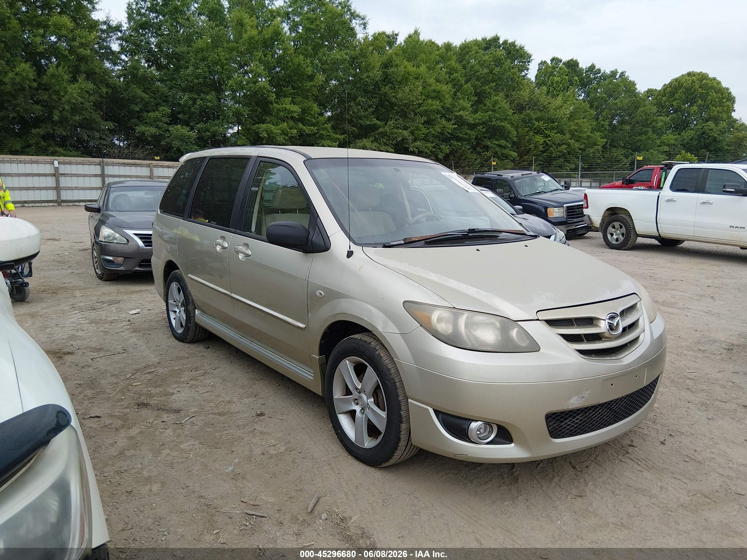 2005 Mazda MPV ES, VIN JM3LW28J350534919 — Front end