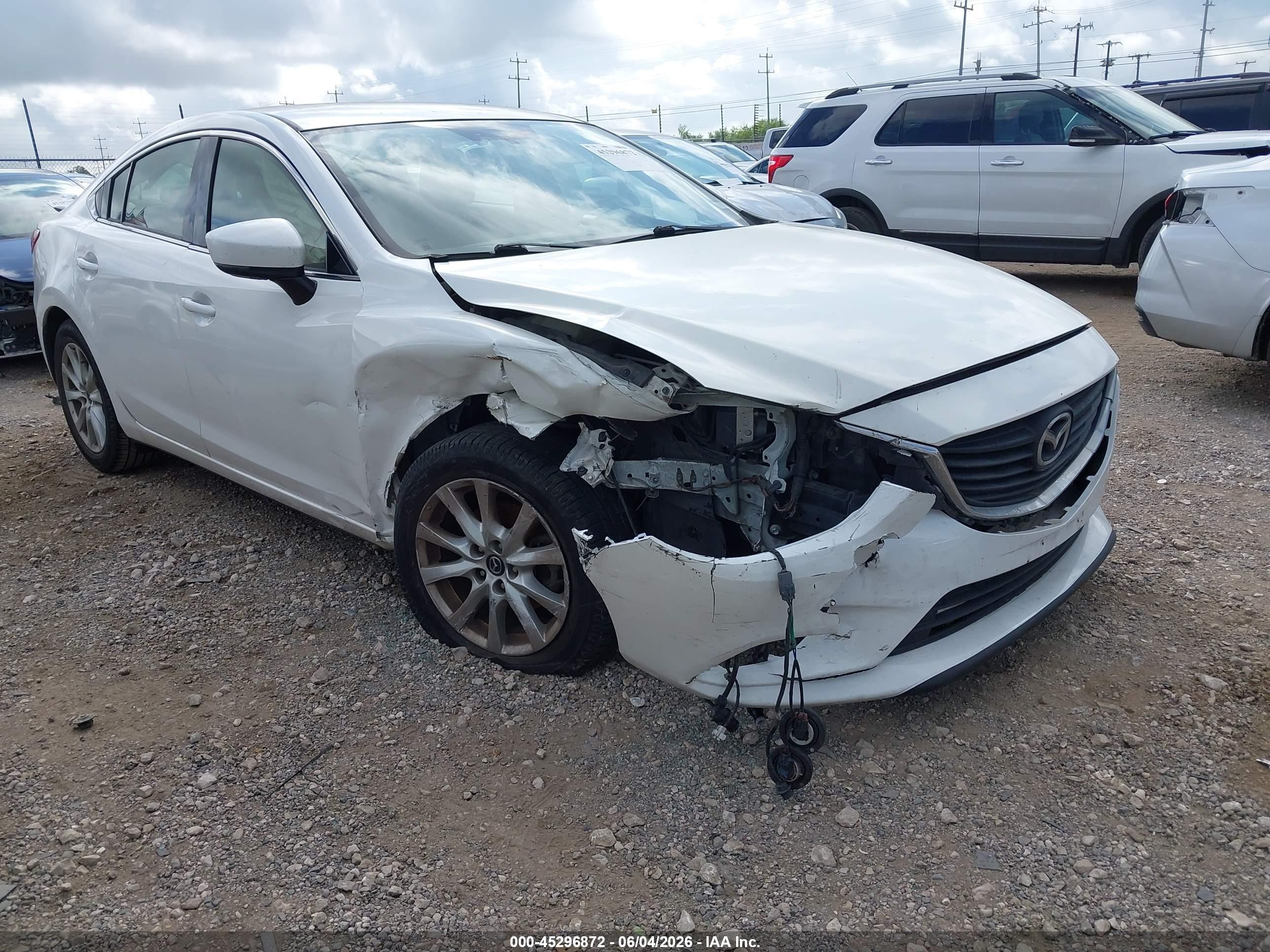 2017 Mazda 6 Sport, VIN JM1GL1U59H1103800 — Front end