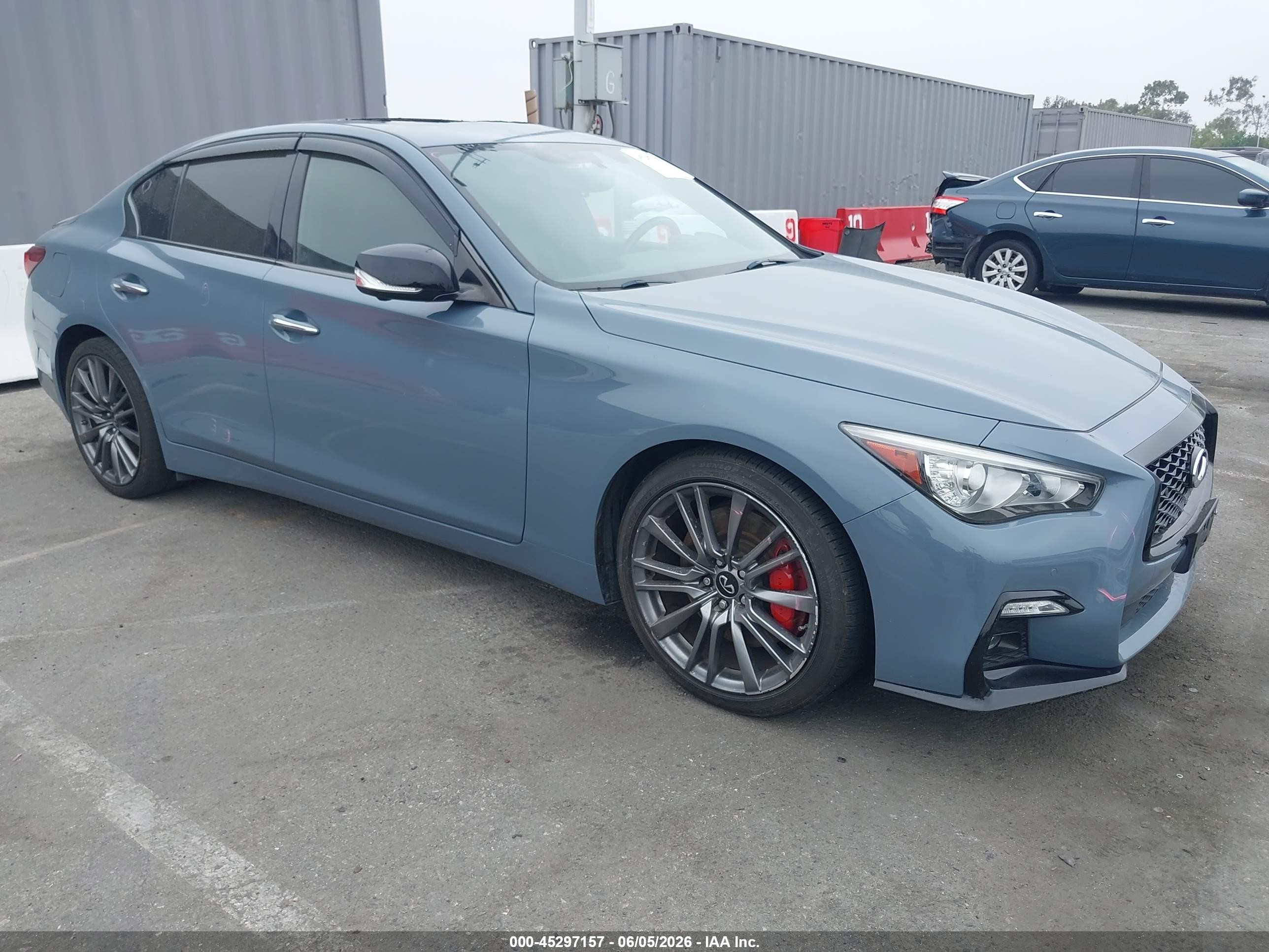 2021 Infiniti Q50 Red Sport 400, VIN JN1FV7DP6MM850342 — Крыша