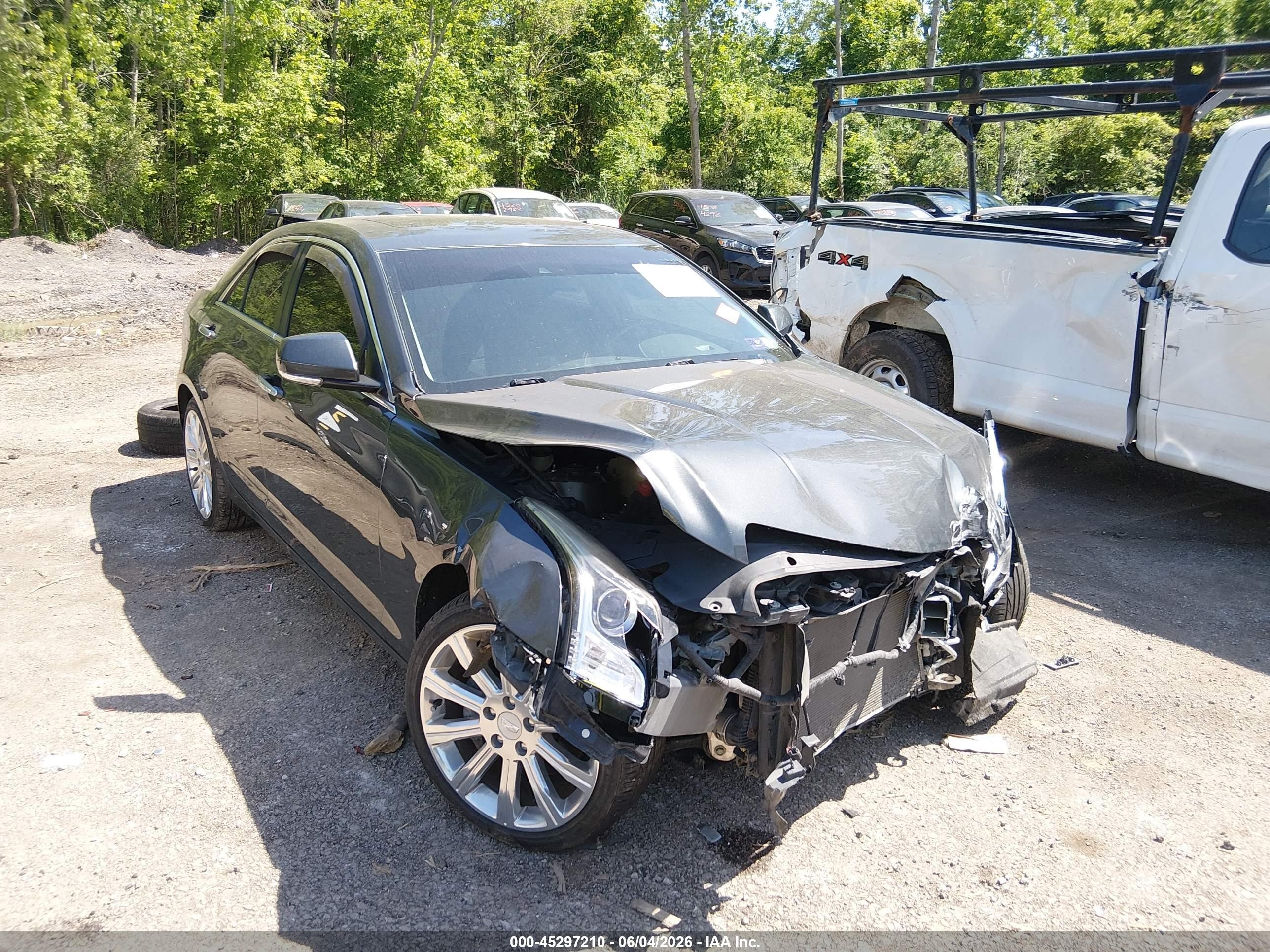 2018 Cadillac ATS Luxury AWD, VIN 1G6AF5SX9J0109006 — Front end
