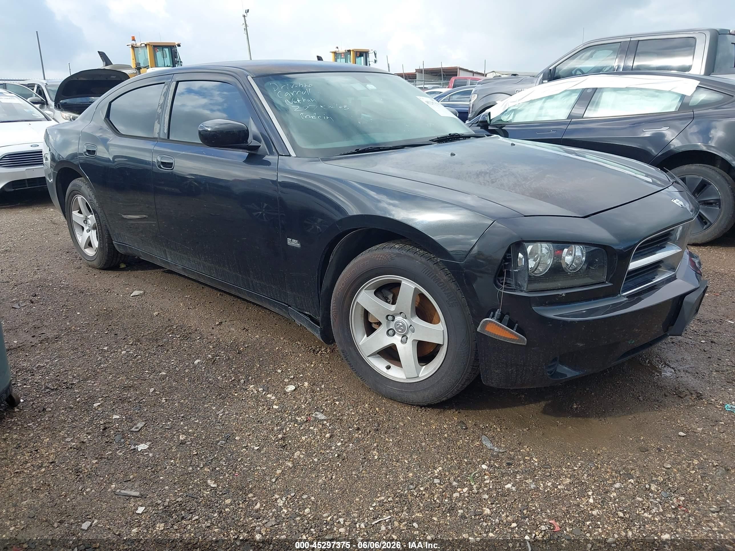2010 Dodge Charger 3.5L, VIN 2B3CA2CV4AH316531 — Front end
