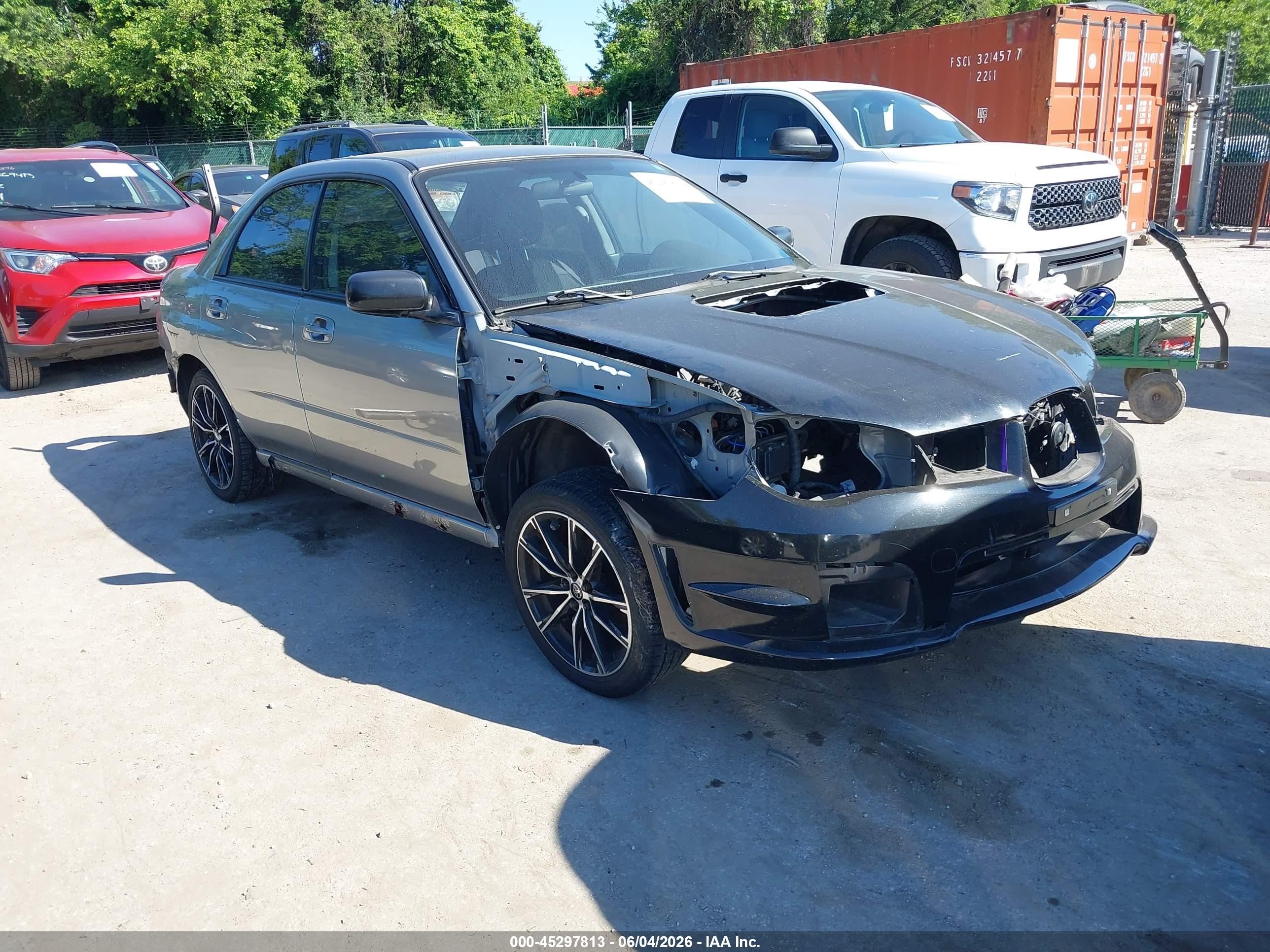 2007 Subaru Impreza WRX TR, VIN JF1GD75607G504015 — Stripped