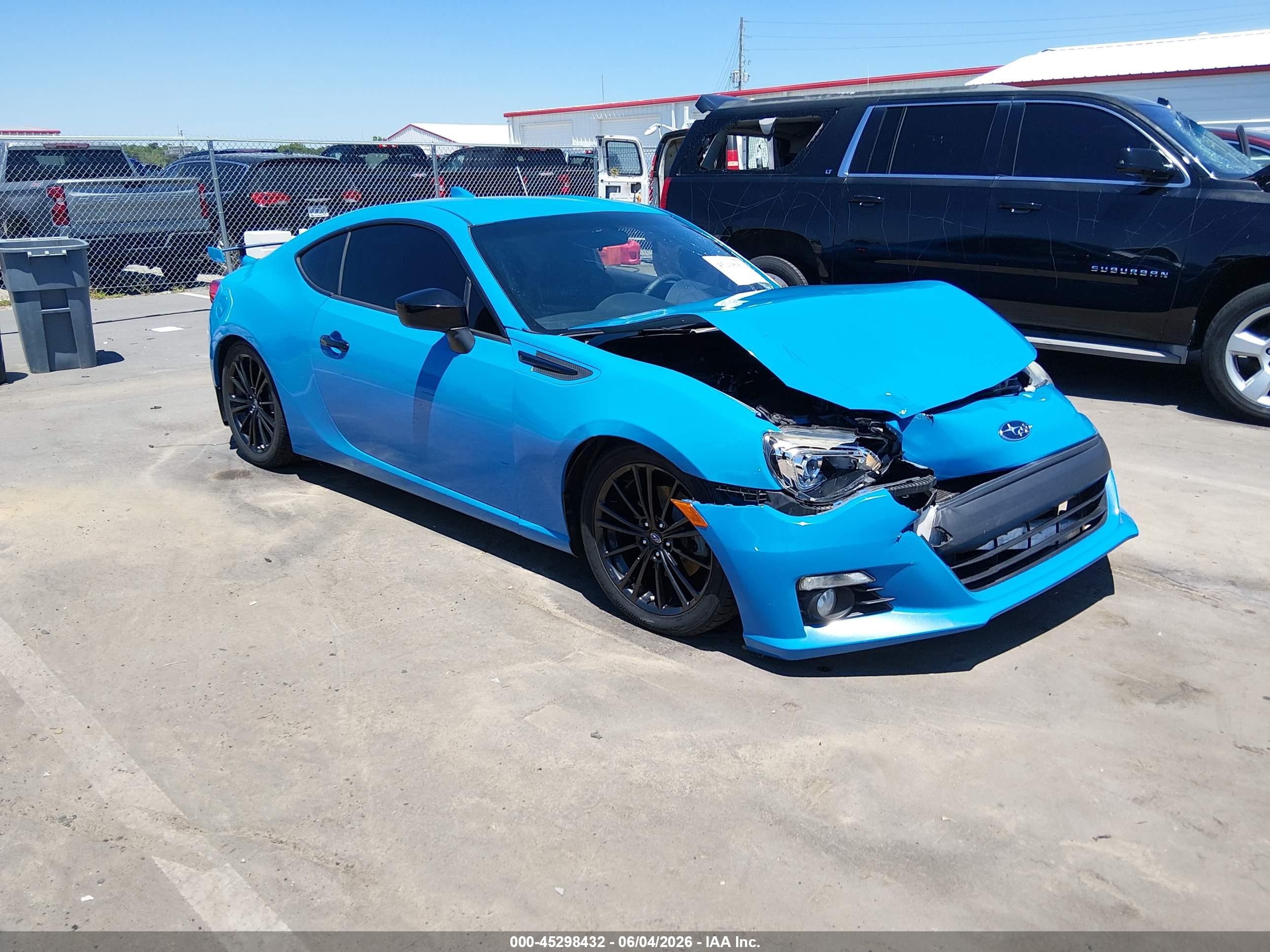 2016 Subaru BRZ Limited, VIN JF1ZCAC15G9600730 — Перед