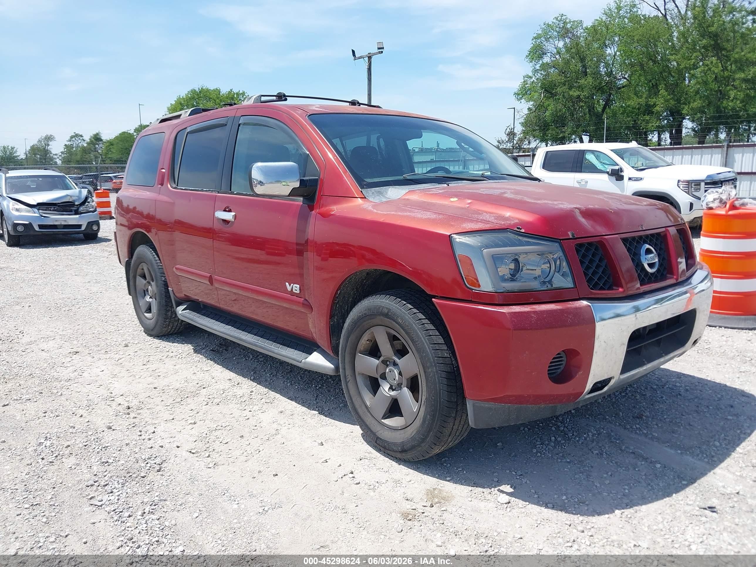 2005 Nissan Armada SE, VIN 5N1AA08A45N703783 — Hail