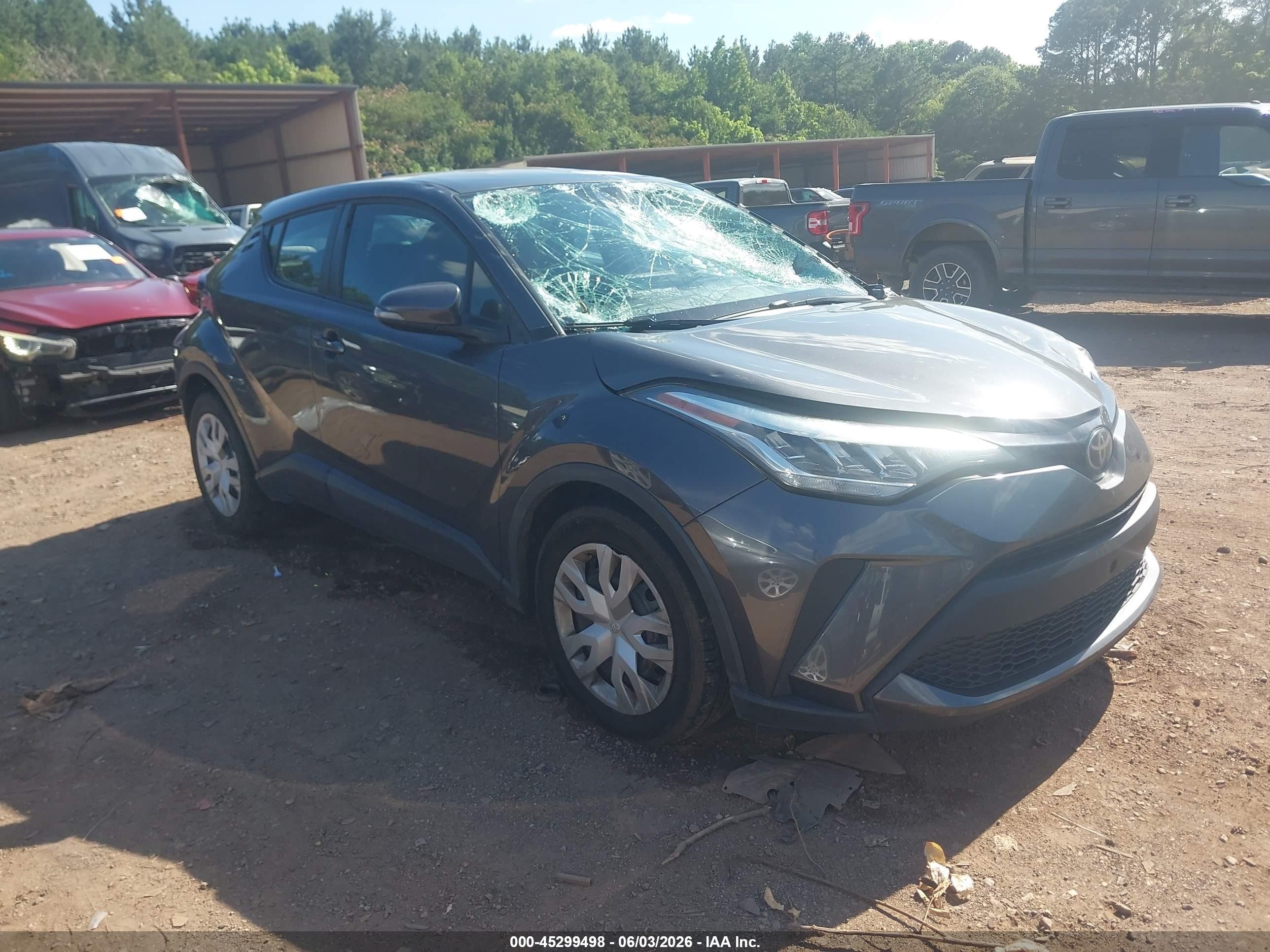 2021 Toyota C-HR LE, VIN NMTKHMBX9MR126863 — Front end