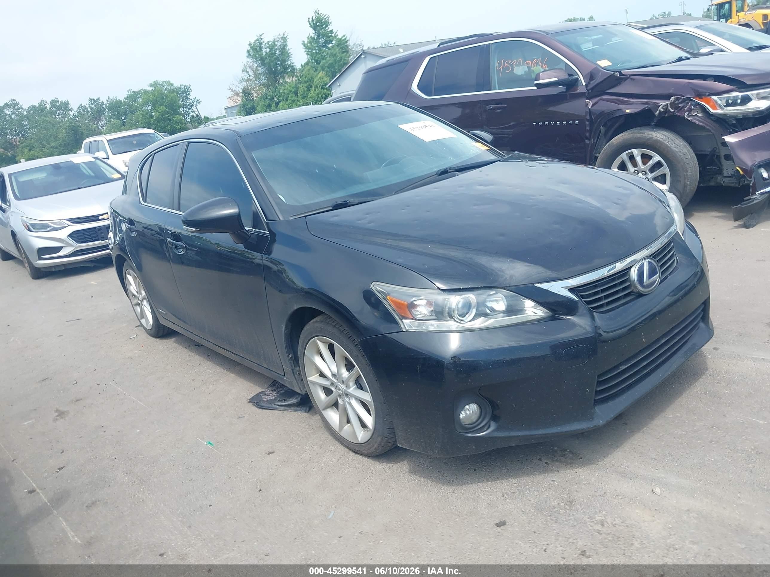 2013 Lexus CT 200h, VIN JTHKD5BH6D2141838 — Hail