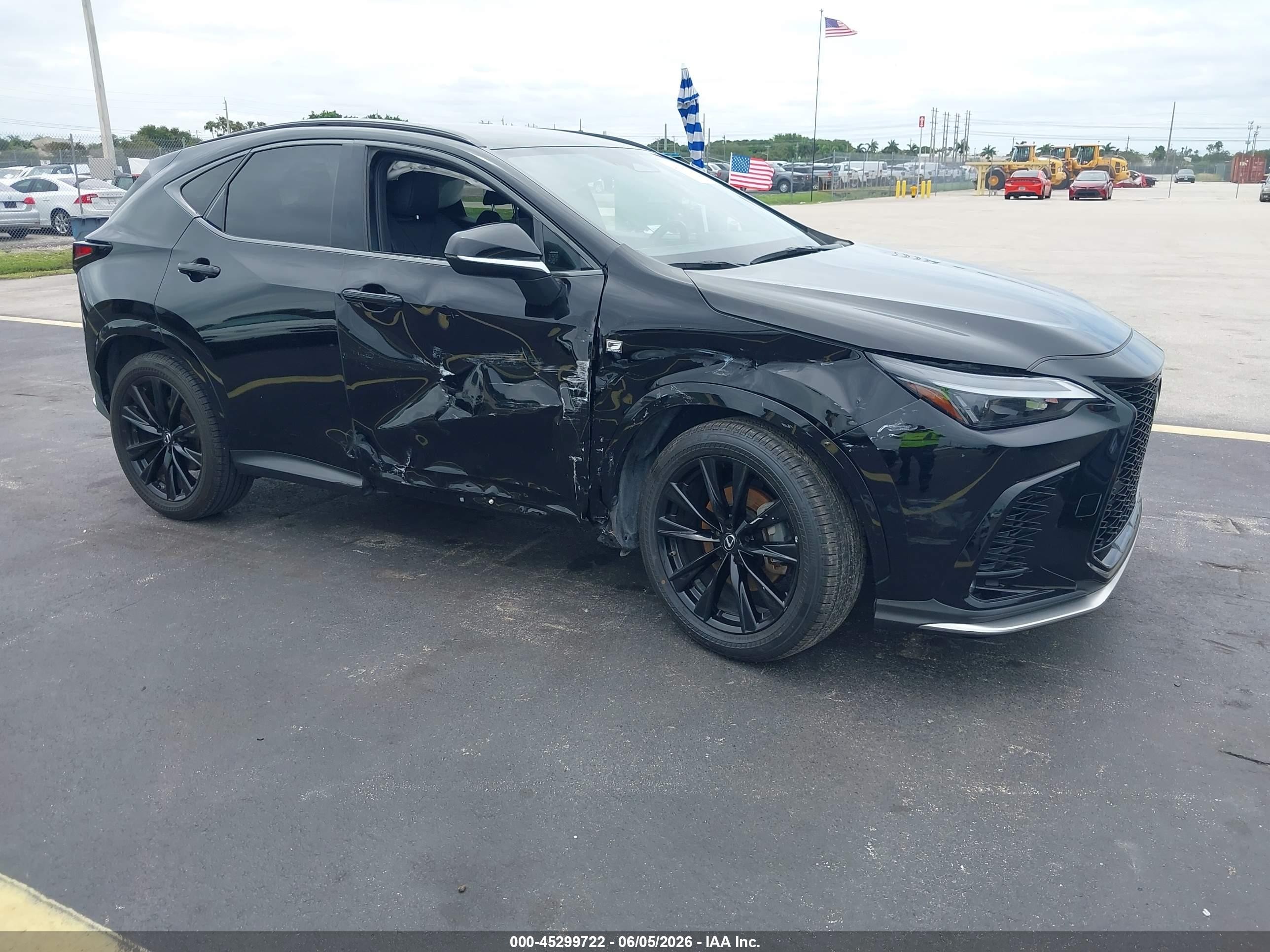 2022 Lexus NX 350 F Sport, VIN JTJKGCEZXN2006197 — Side
