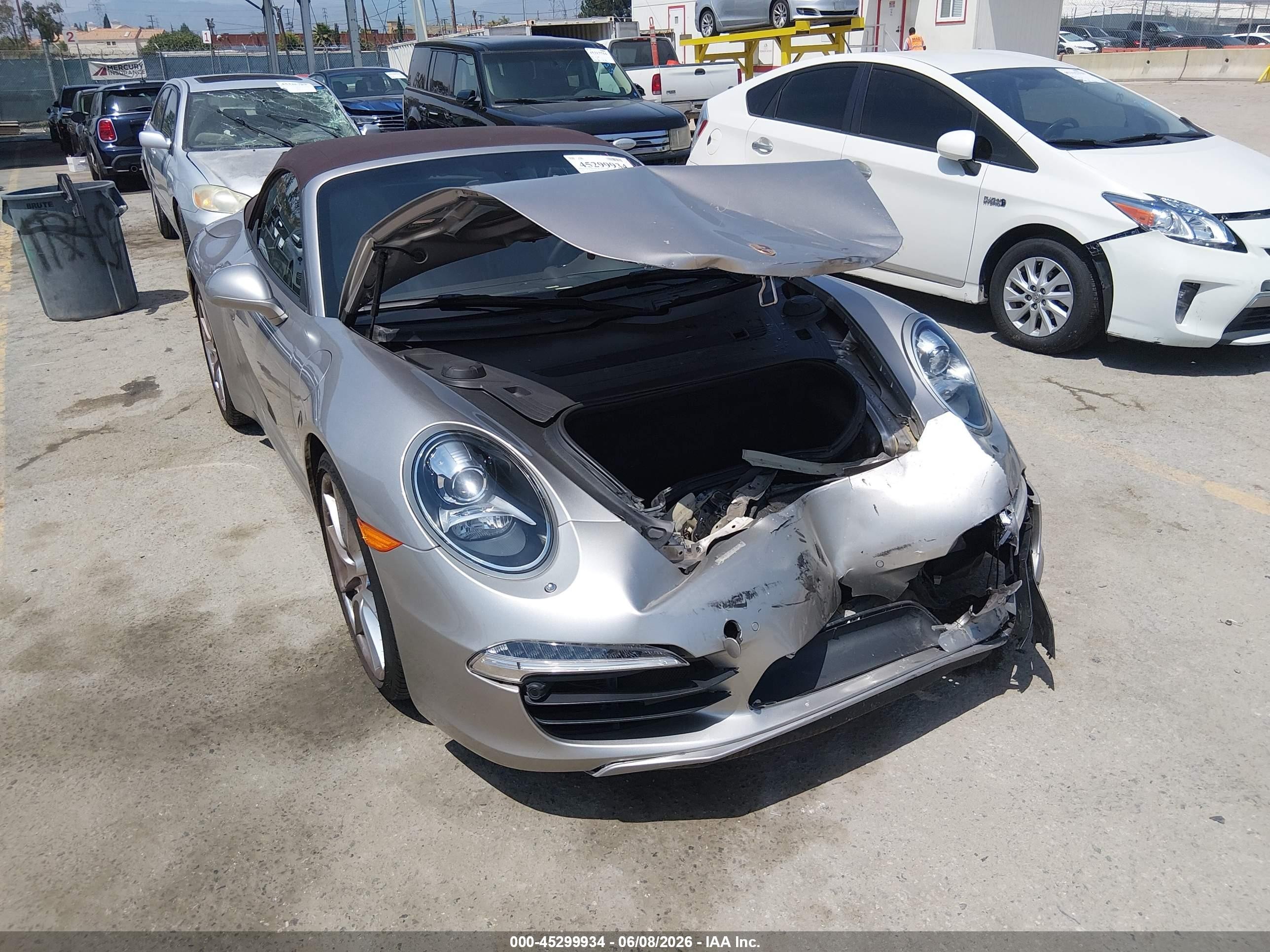 2013 Porsche 911 Carrera S, VIN WP0CB2A90DS154282 — Front end