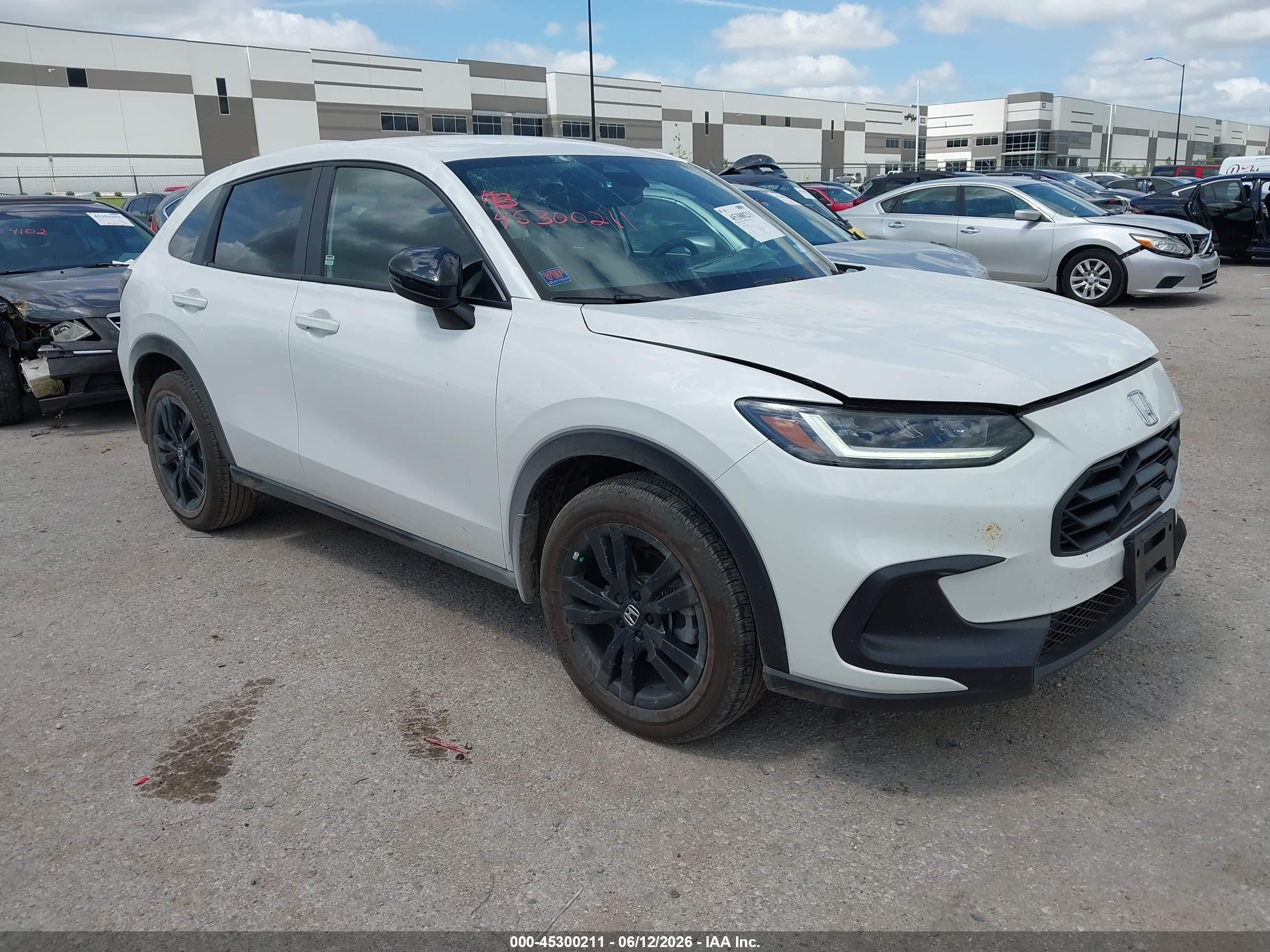 2026 Honda HR-V Sport, VIN 3CZRZ1H59TM728592 — Hail