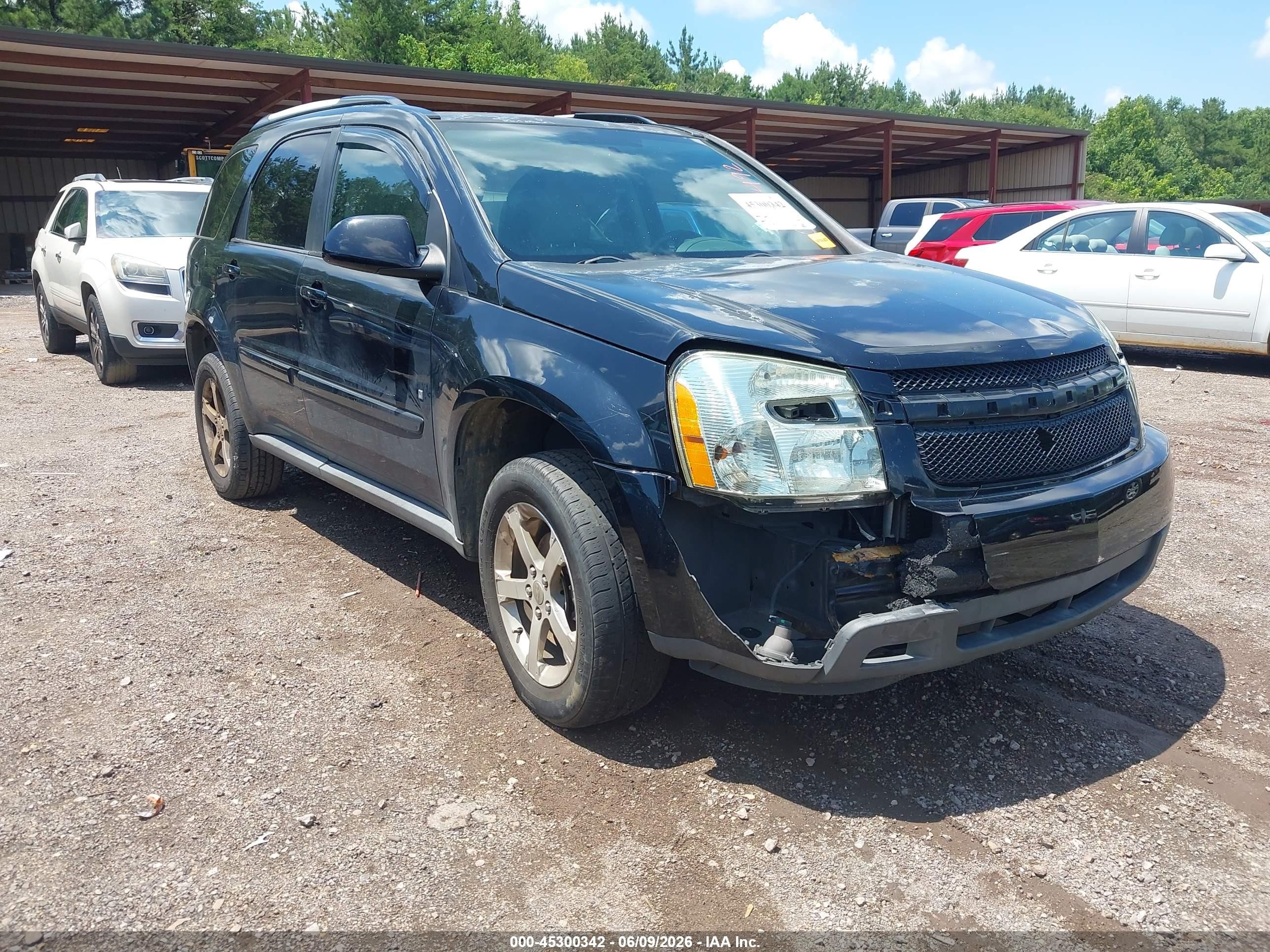 2007 Chevrolet Equinox LT, VIN 2CNDL63F376049492 — Frame damage