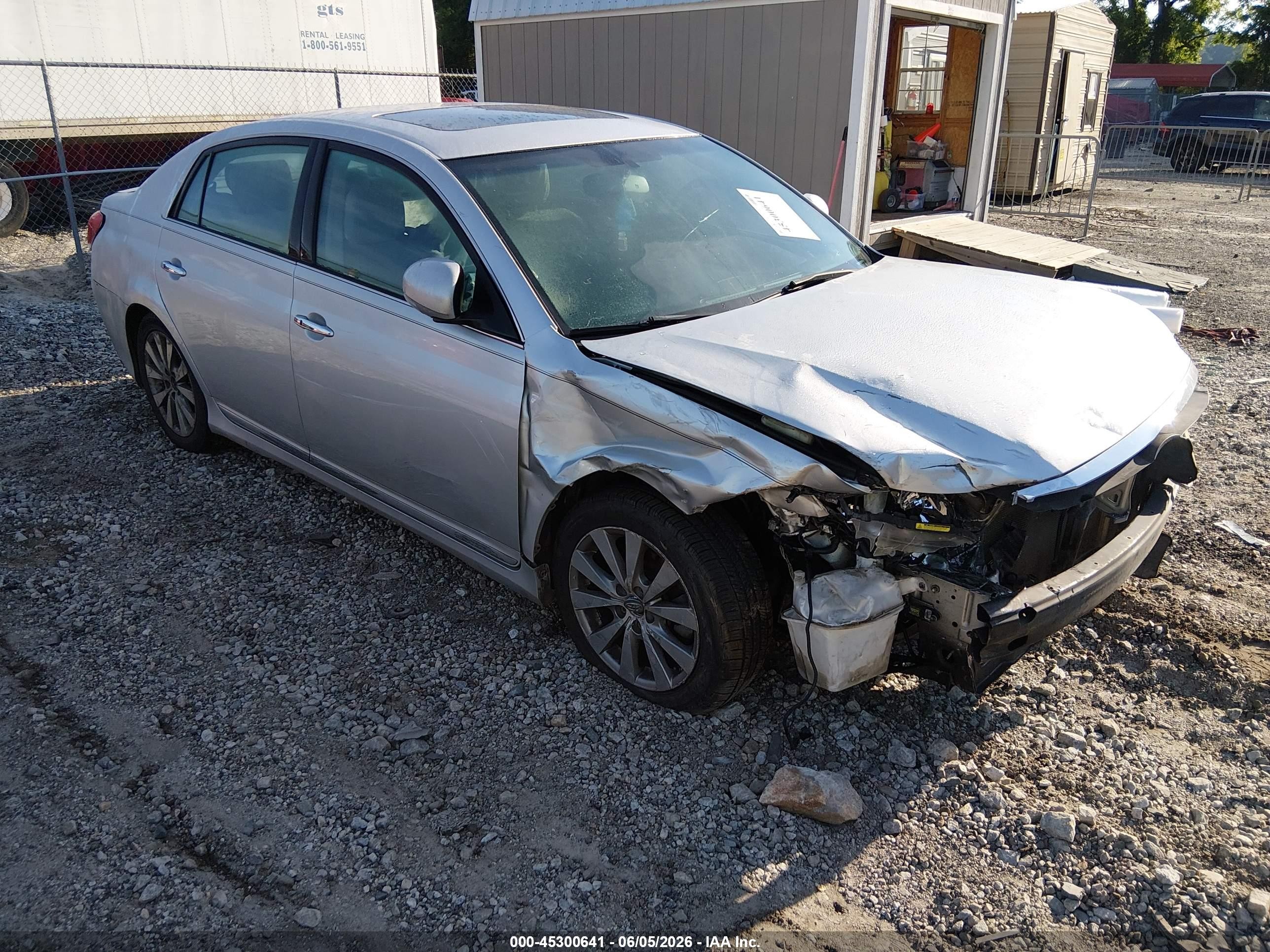 2011 Toyota Avalon, VIN 4T1BK3DB6BU379450 — All over