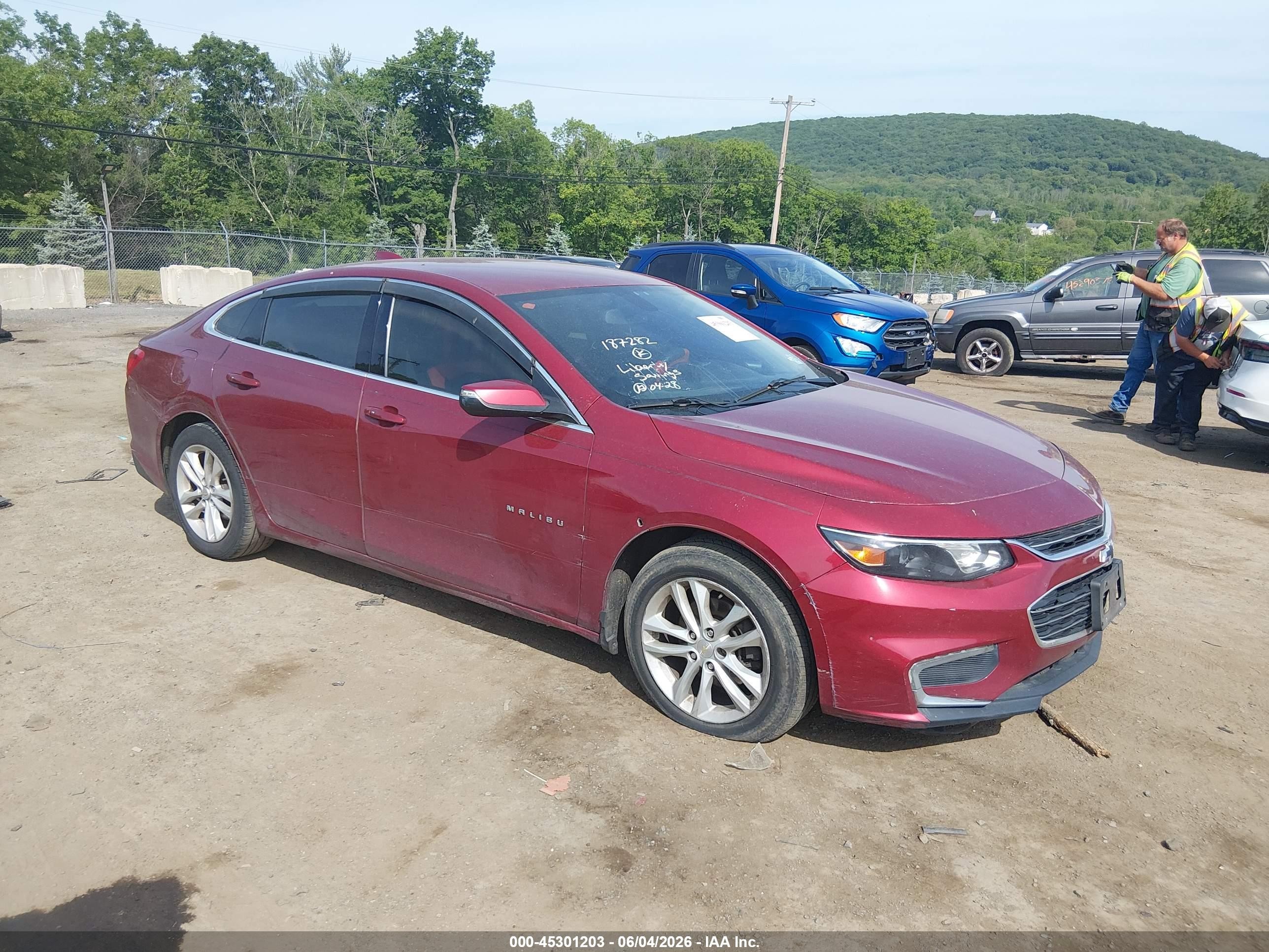 2017 Chevrolet Malibu LT, VIN 1G1ZE5ST5HF187282 — Rear end