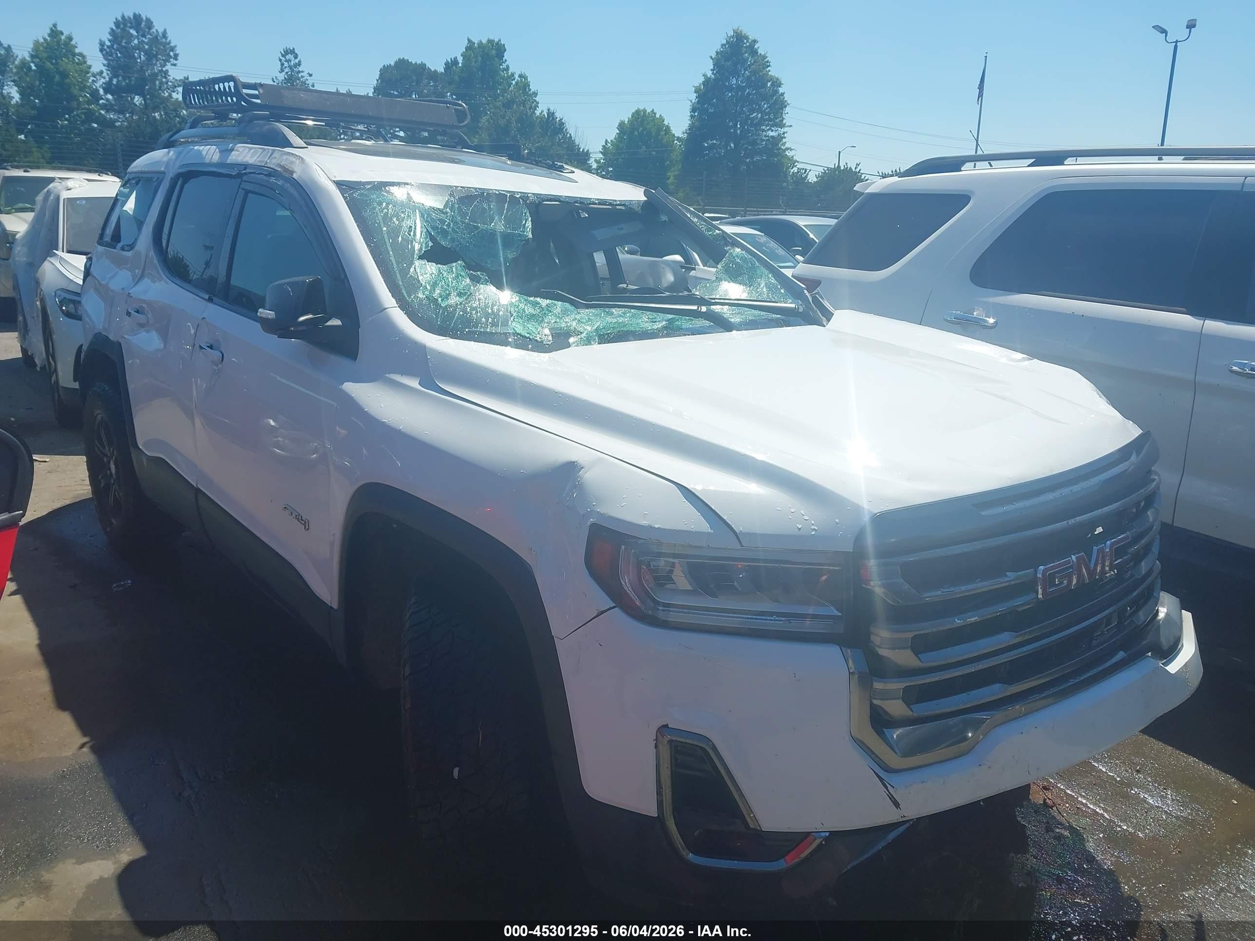 2020 GMC Acadia AT4, VIN 1GKKNLLSXLZ184540 — Rollover