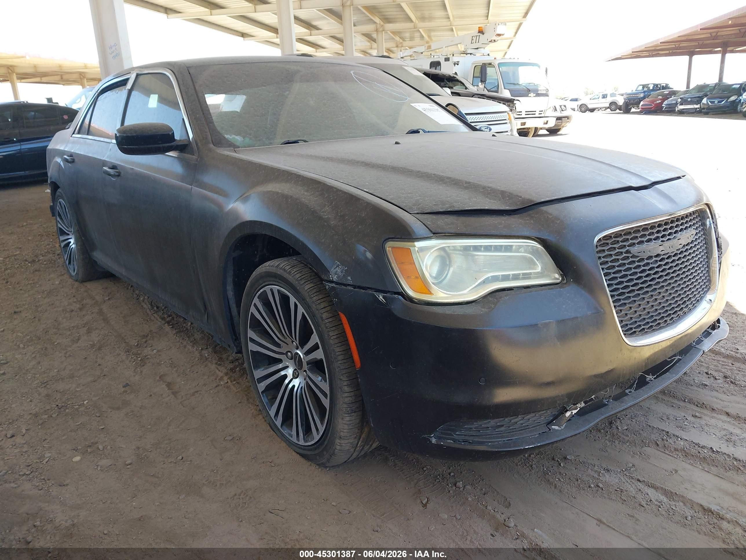 2013 Chrysler 300 S, VIN 2C3CCABG8DH713349 — Not stated