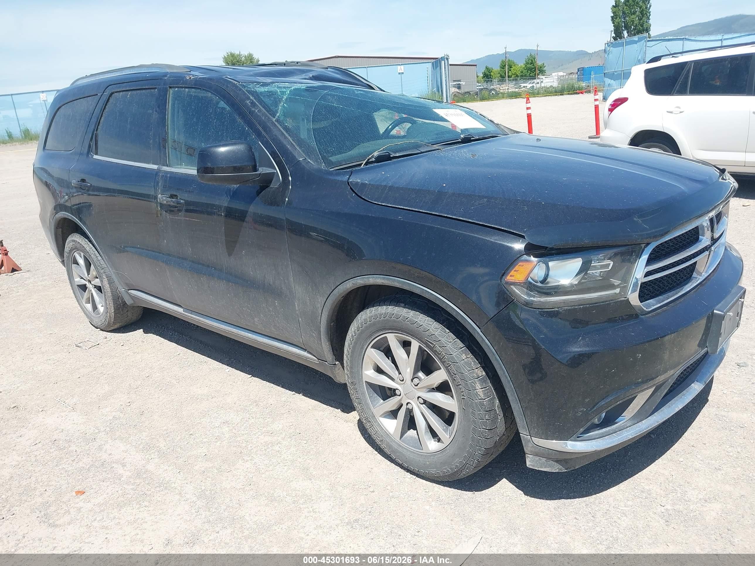 2014 Dodge Durango SXT, VIN 1C4RDJAG3EC361161 — Roof