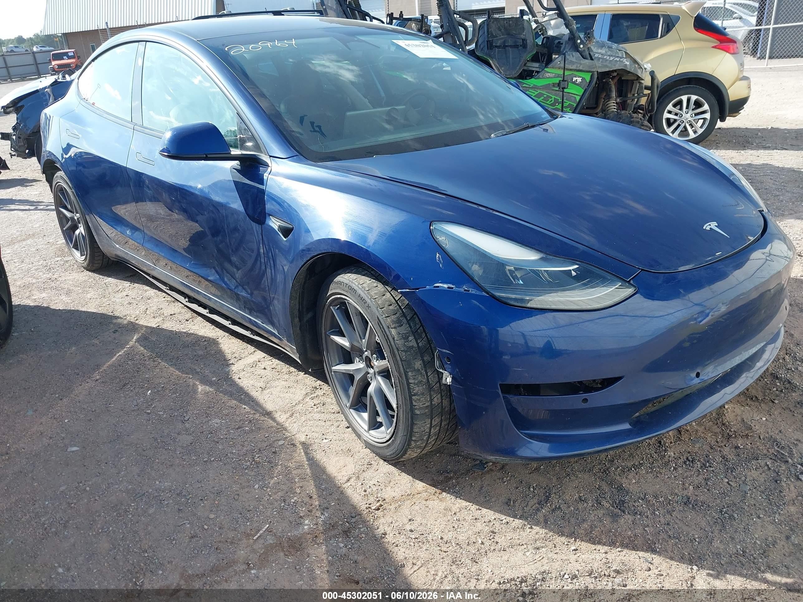 2022 Tesla Model 3 Long Range, VIN 5YJ3E1EB3NF290435 — All over