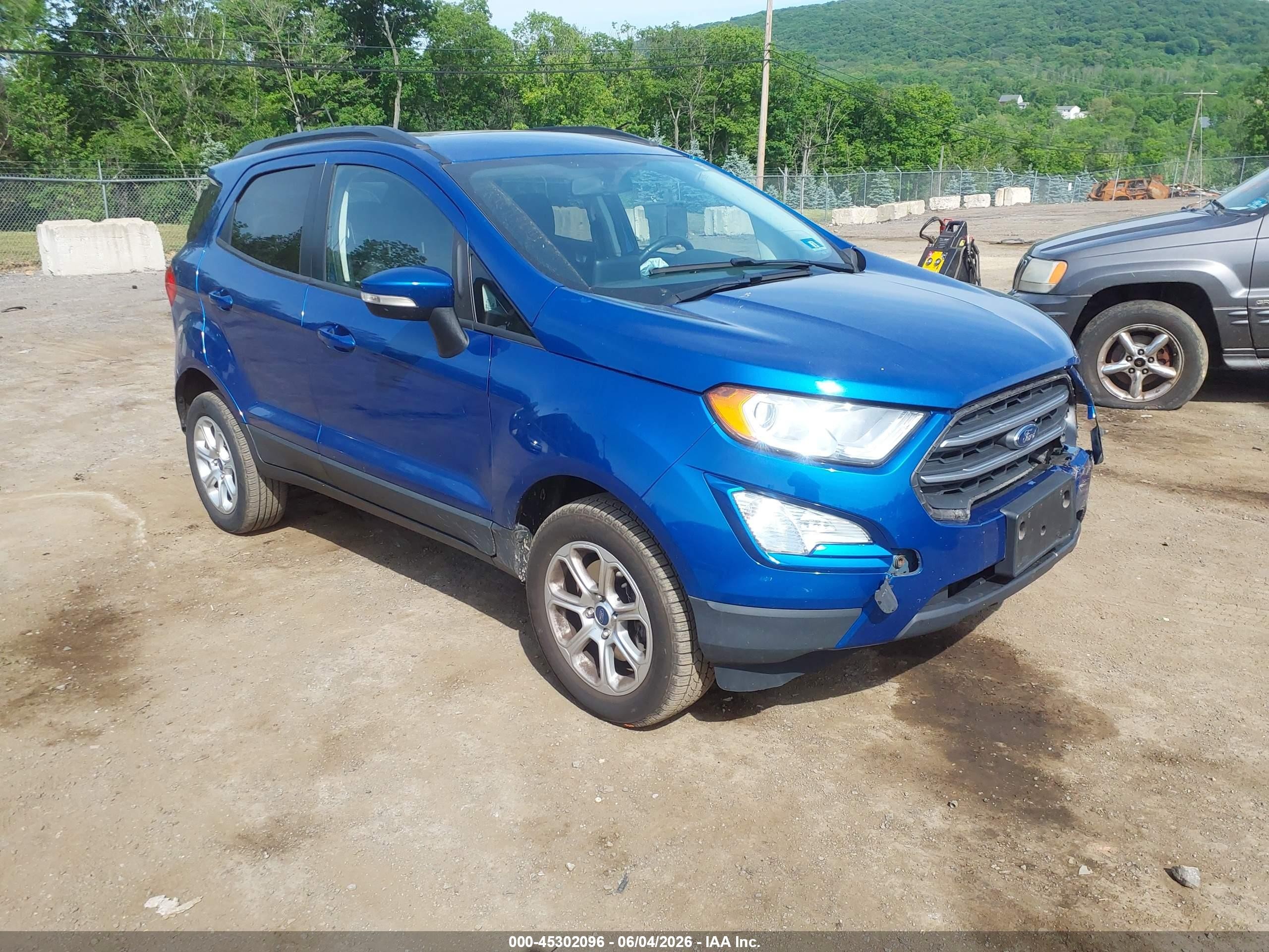2019 Ford EcoSport SE, VIN MAJ6S3GL1KC296823 — Front end
