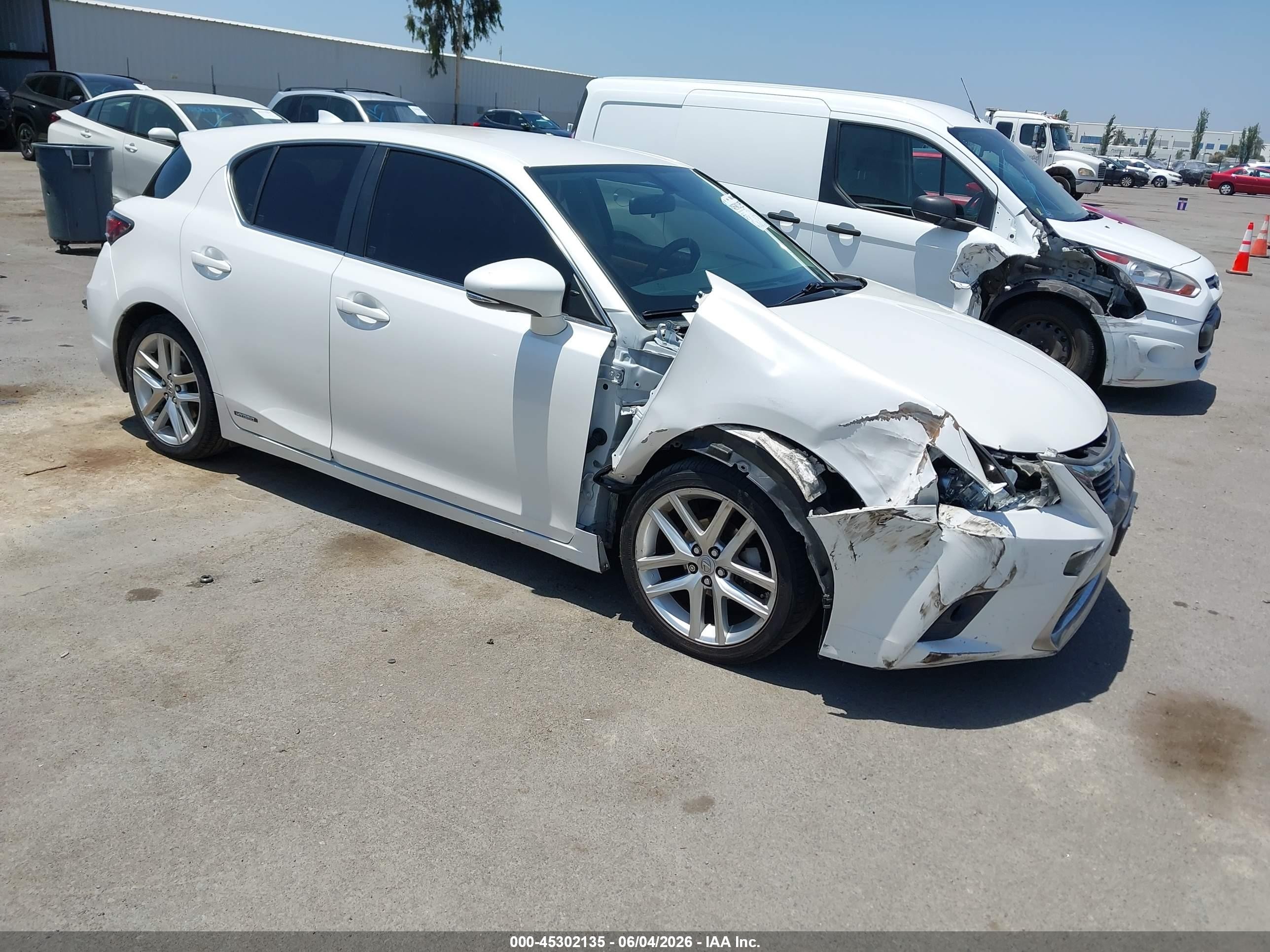 2017 Lexus CT 200h F Sport, VIN JTHKD5BH0H2288064 — Front end