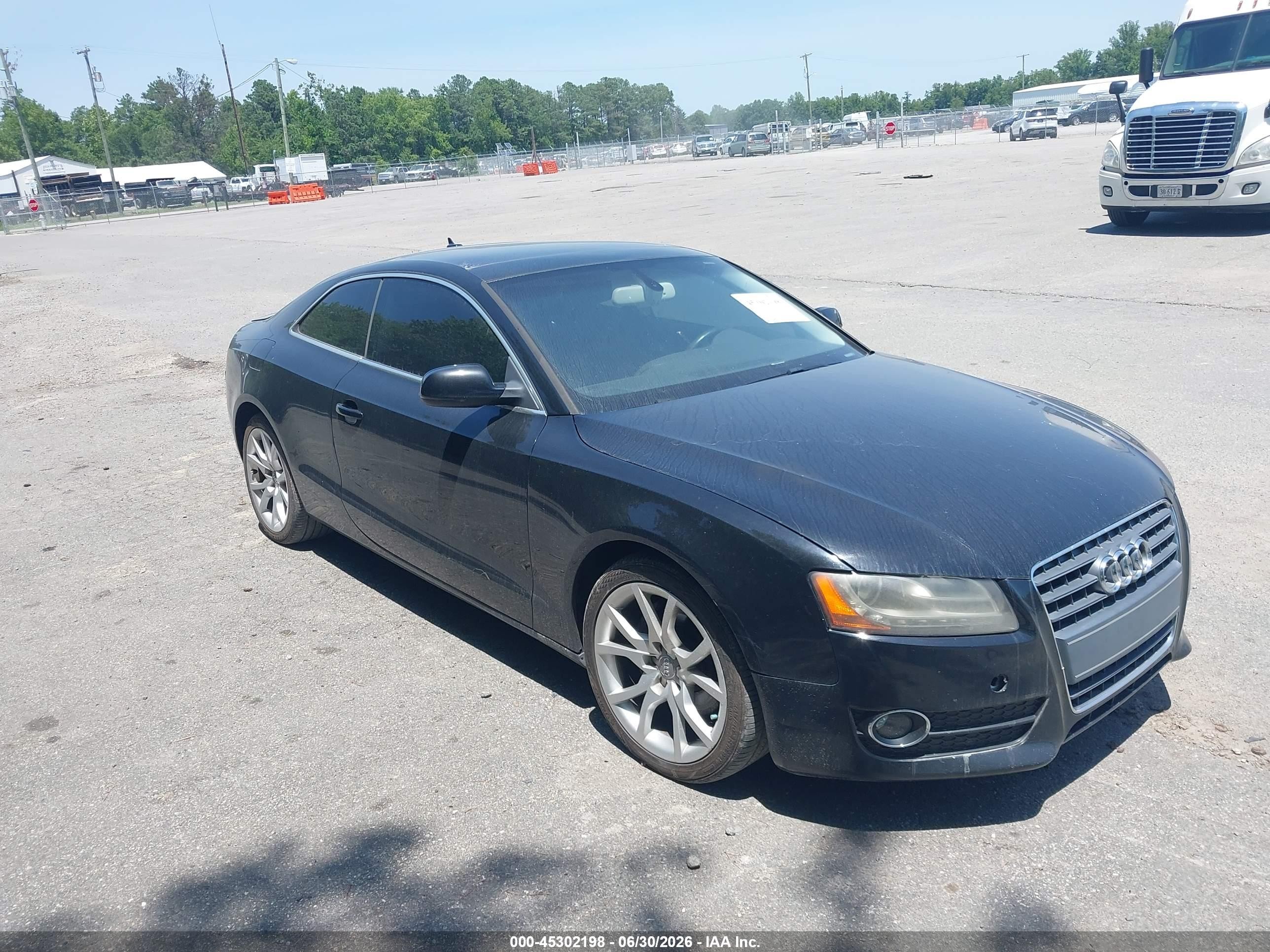 2012 Audi A5 Premium Plus, VIN WAULFAFR8CA015509 — Repossession