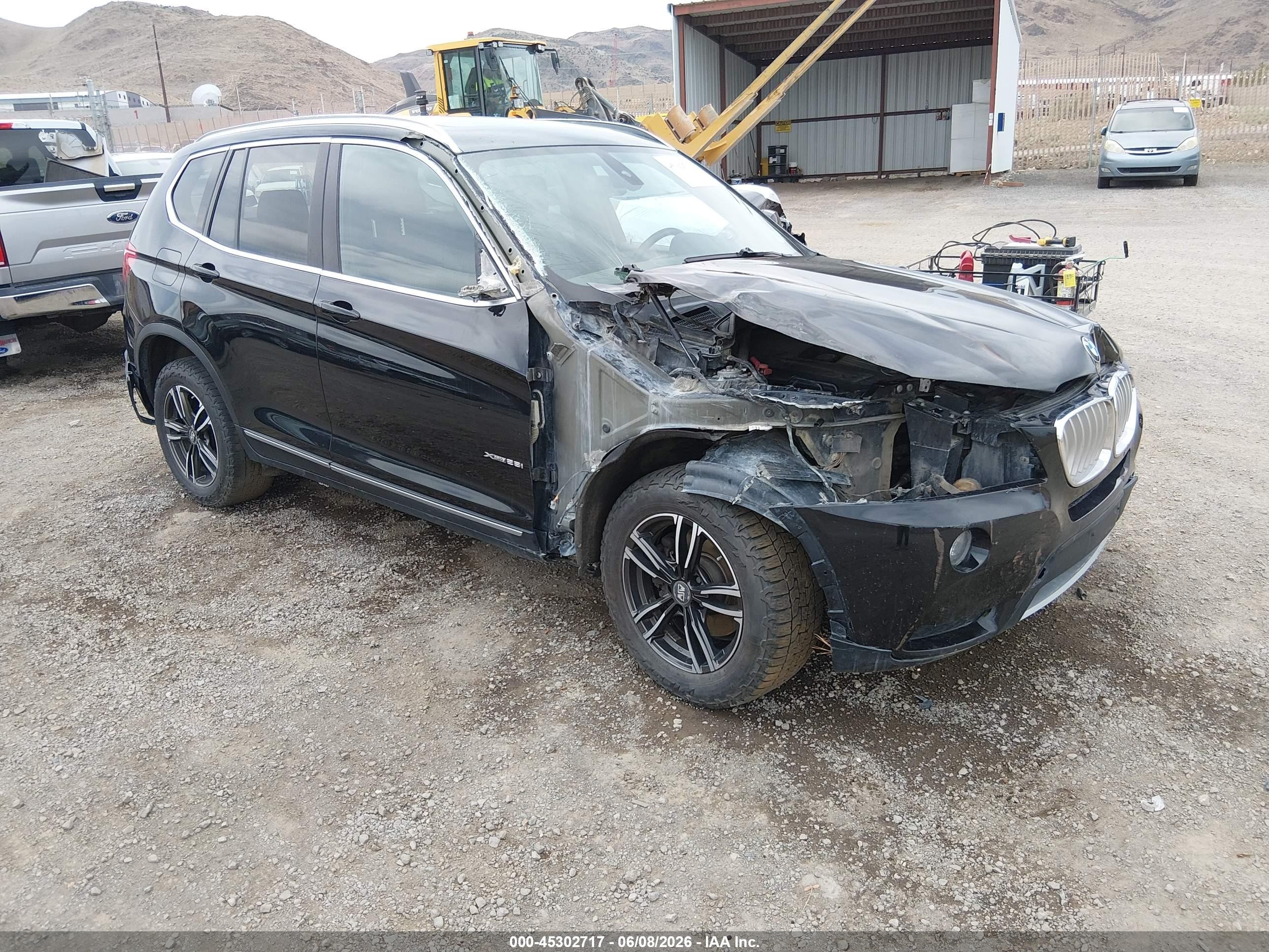 2012 BMW X3 28i, VIN 5UXWX5C51CL725442 — Перед