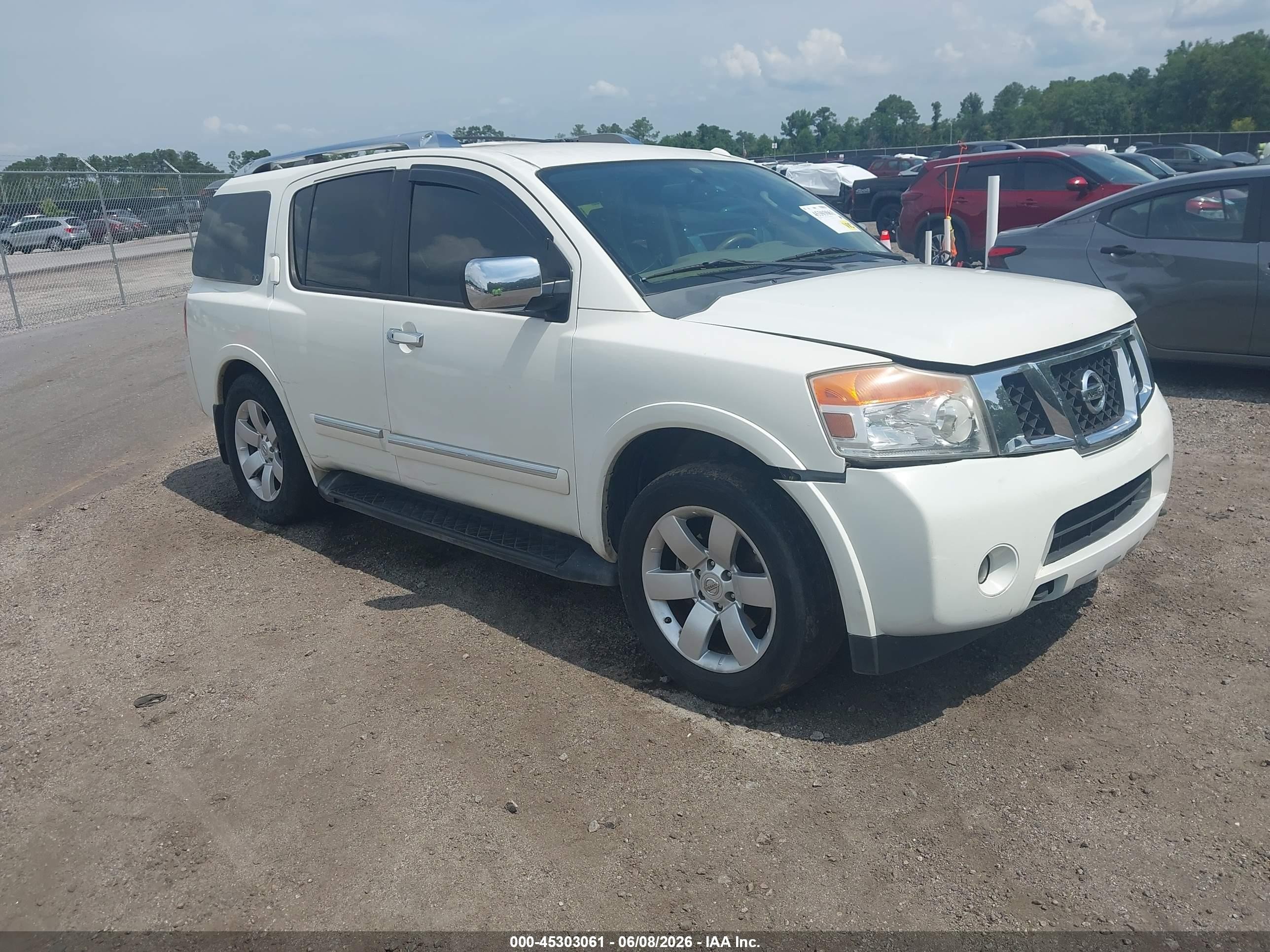 2012 Nissan Armada SL, VIN 5N1BA0ND6CN617858 — Rear end