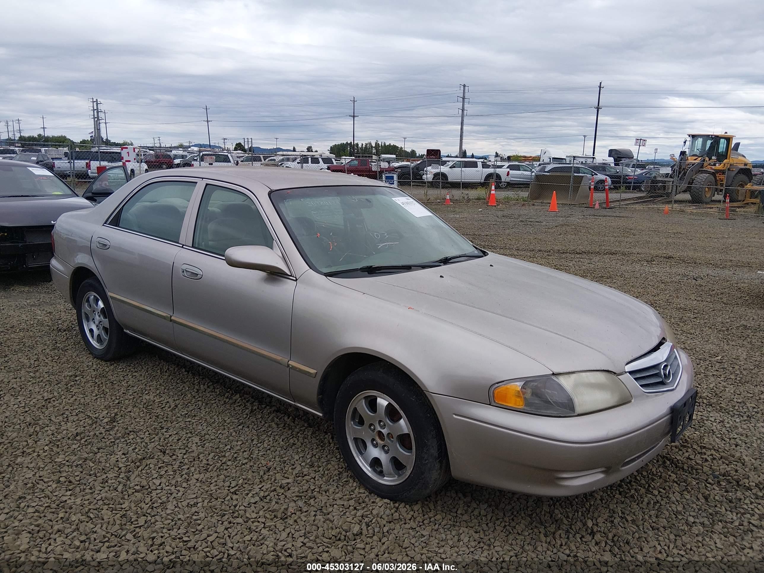 2002 Mazda 626 LX, VIN 1YVGF22C225292489 — Not stated