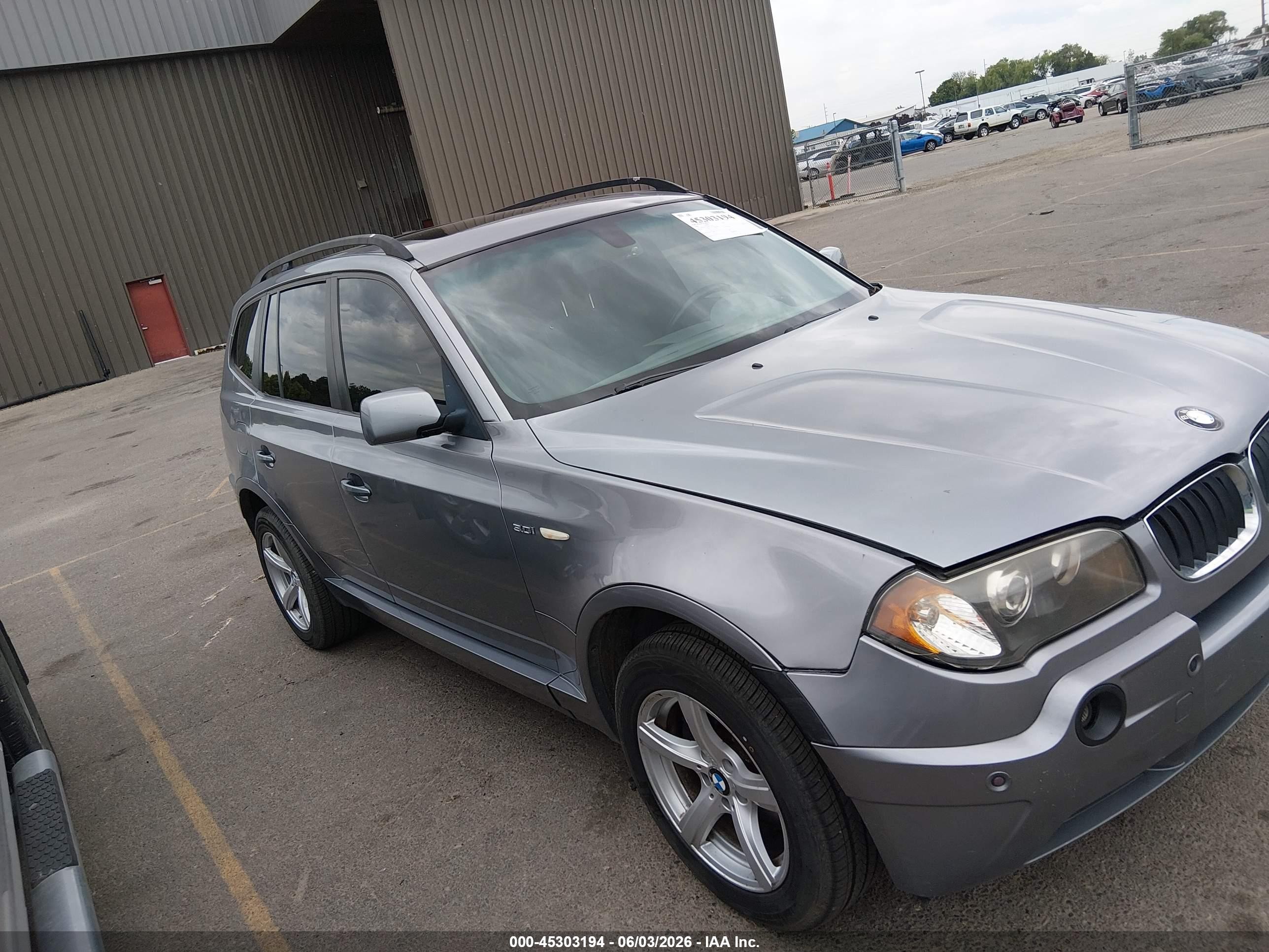 2004 BMW X3 3.0i, VIN WBXPA93454WC32181 — All over