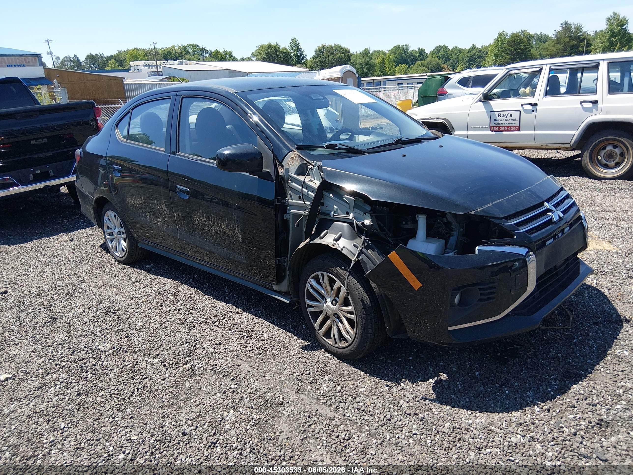 2023 Mitsubishi Mirage ES, VIN ML32FUFJ7PHF04478 — Перед