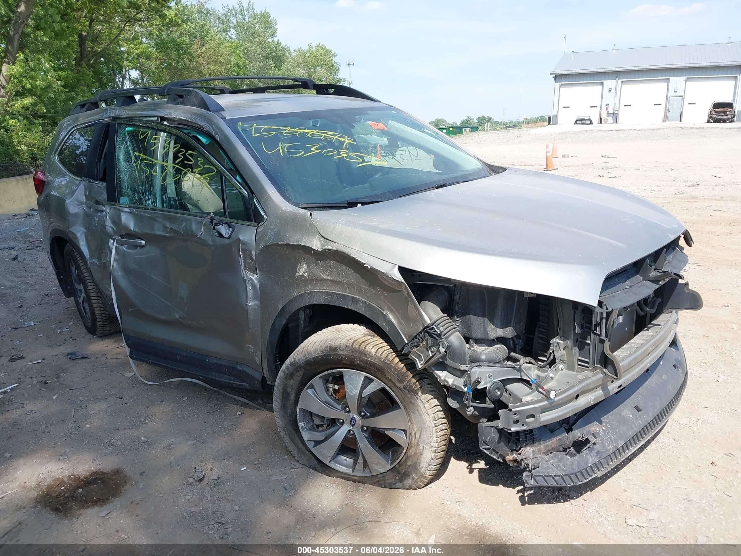 2019 Subaru Ascent Premium, VIN 4S4WMAFD2K3490078 — Biohazard / chemical
