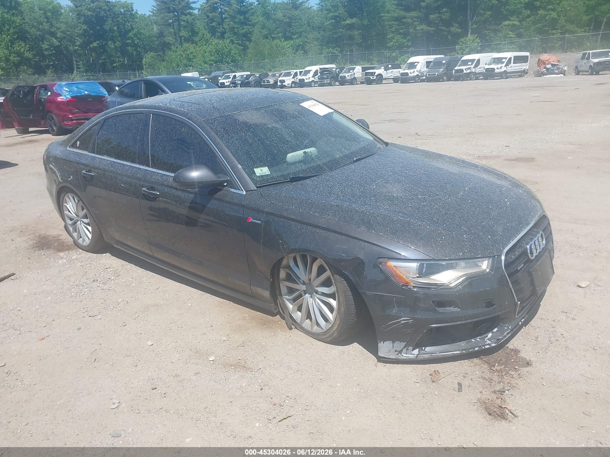 2012 Audi A6 Premium, VIN WAUBGAFC9CN023888 — Undercarriage