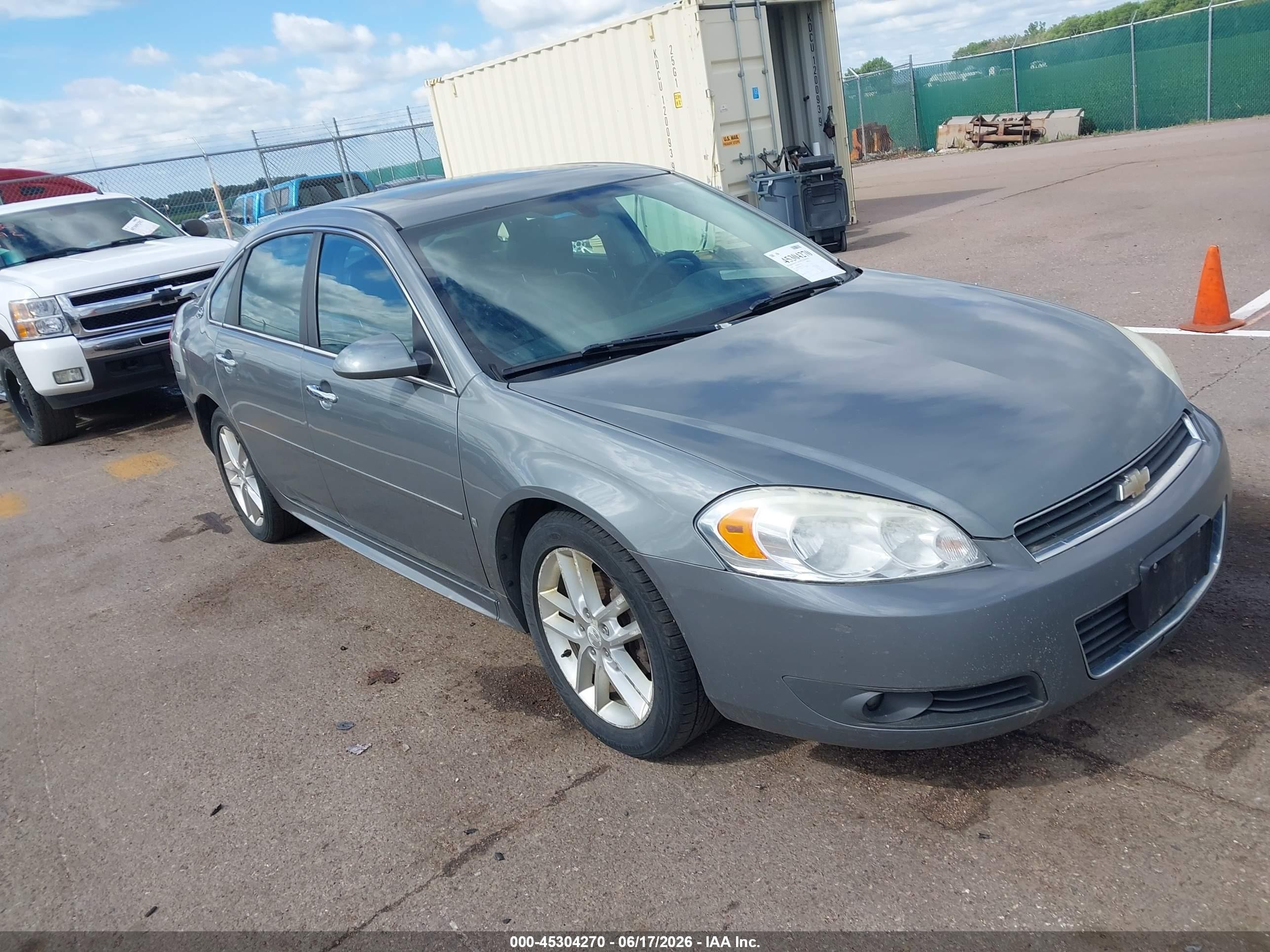 2009 Chevrolet Impala LTZ, VIN 2G1WU57M491144522 — Rear end