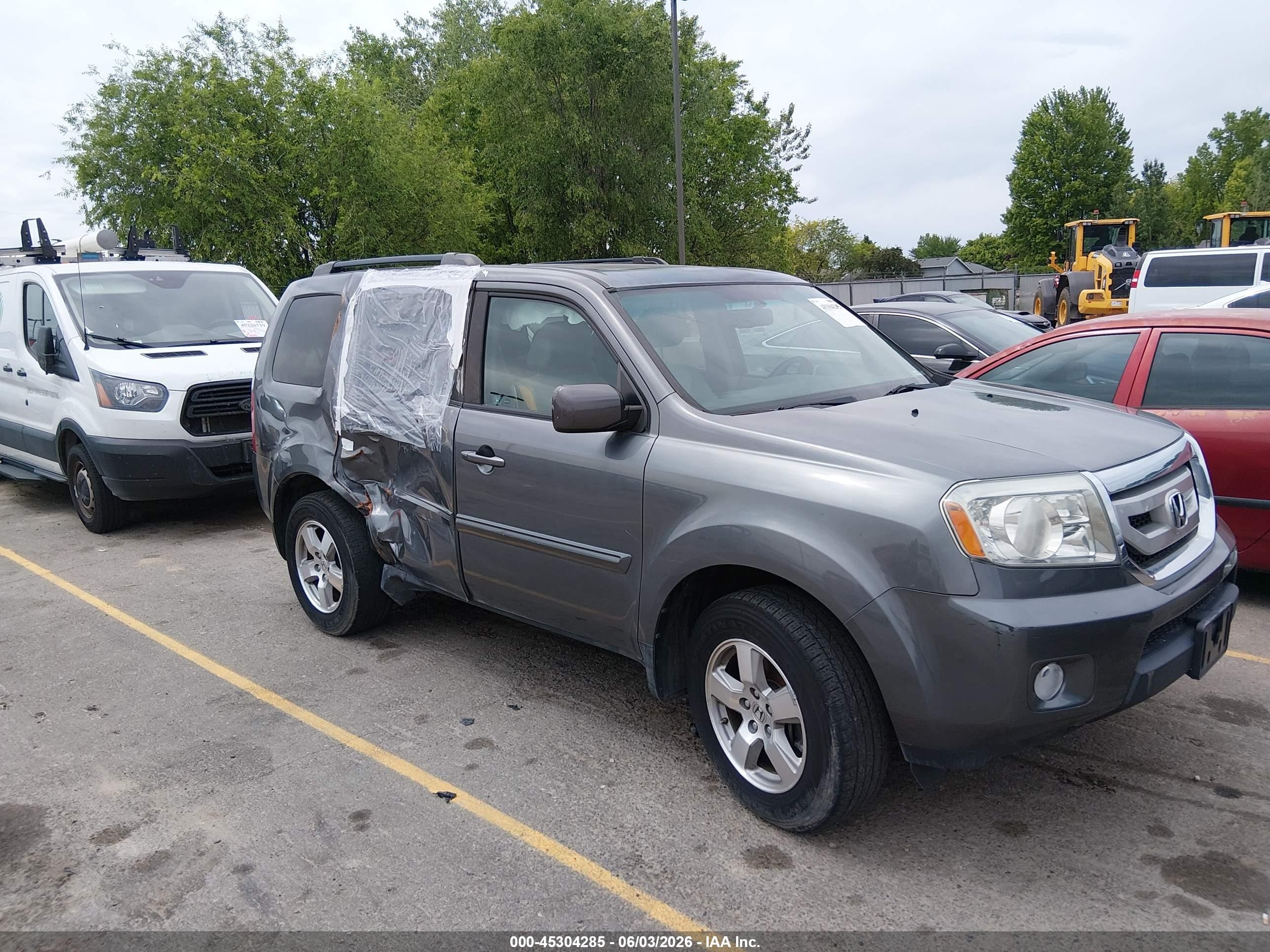 2011 Honda Pilot EX-L, VIN 5FNYF4H58BB027282 — All over