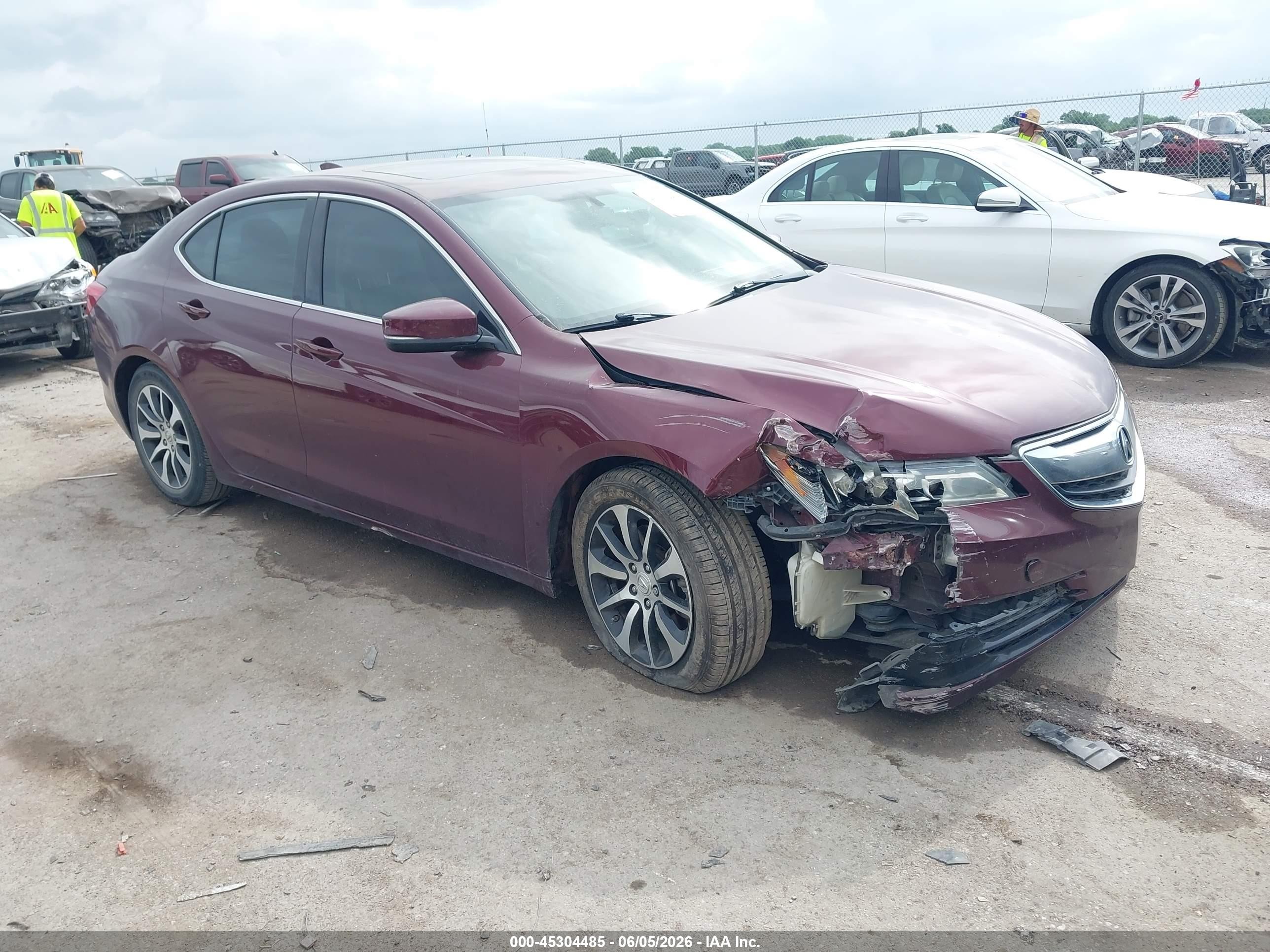 2016 Acura TLX, VIN 19UUB1F31GA010206 — Front end