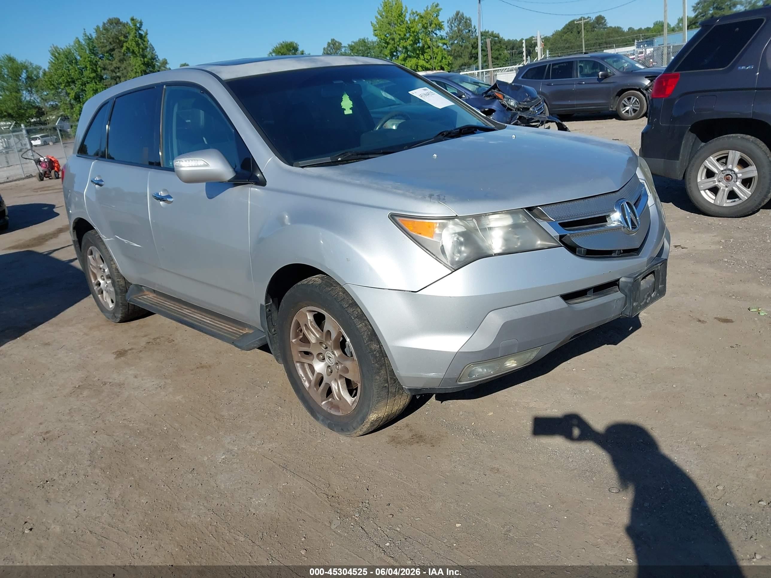 2008 Acura MDX Technology, VIN 2HNYD28408H517763 — Normal wear