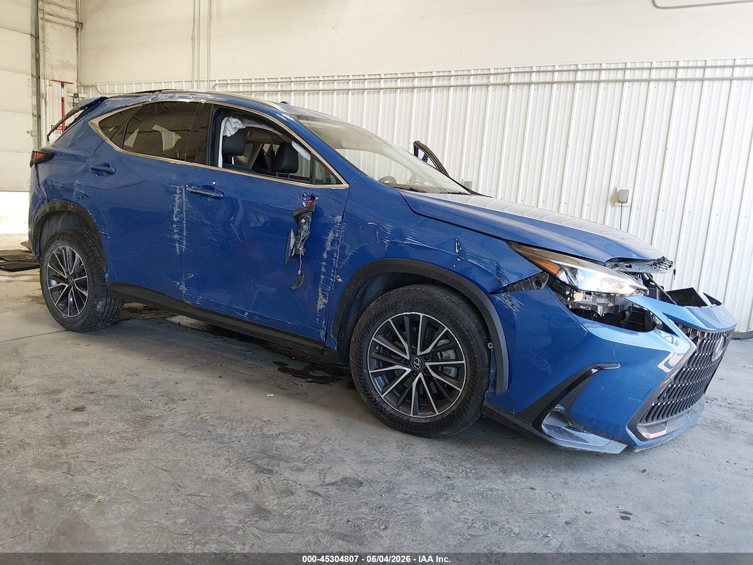 2022 Lexus NX 350 Premium, VIN JTJGGCEZ1N2004988 — Rollover