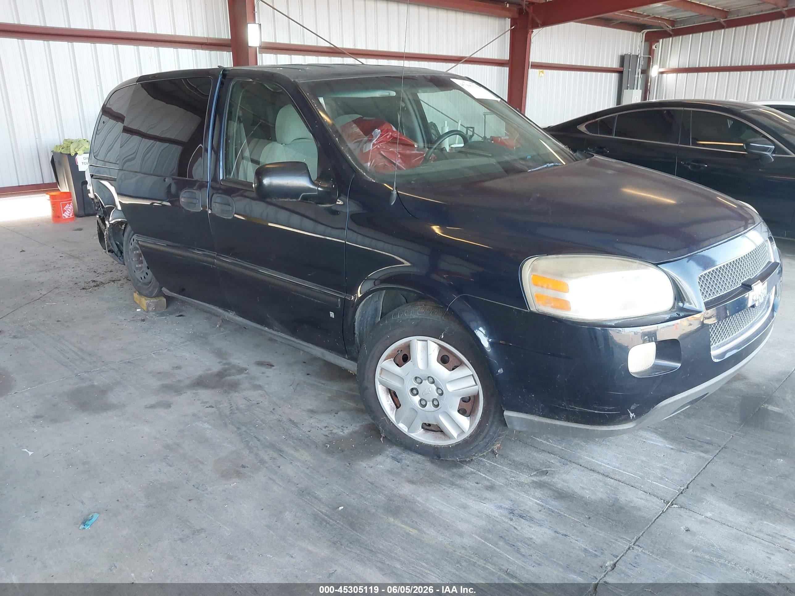 2007 Chevrolet Uplander LS, VIN 1GNDU23137D159224 — Rear end