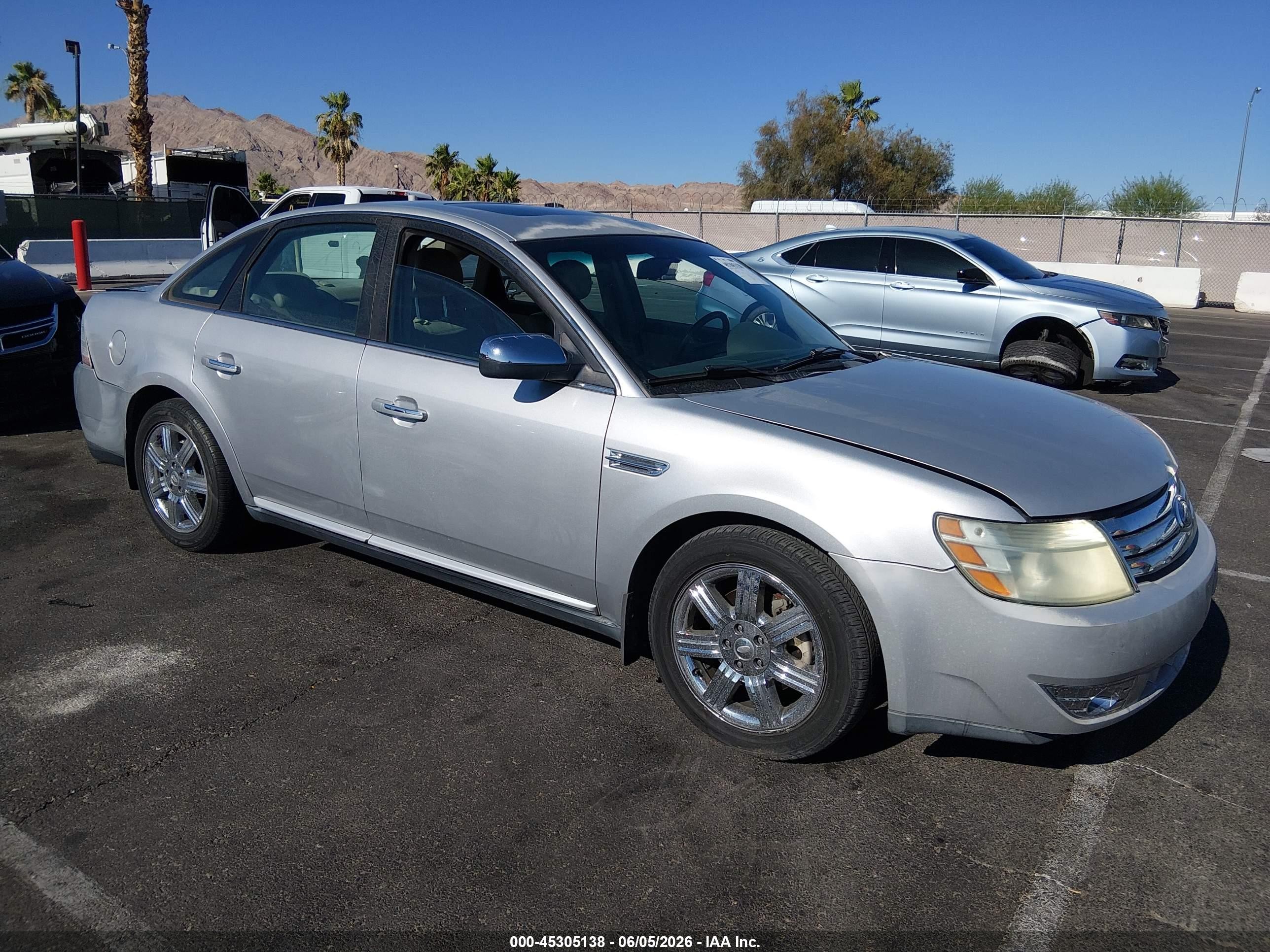 2009 Ford Taurus Limited, VIN 1FAHP25W69G125697 — Rear end