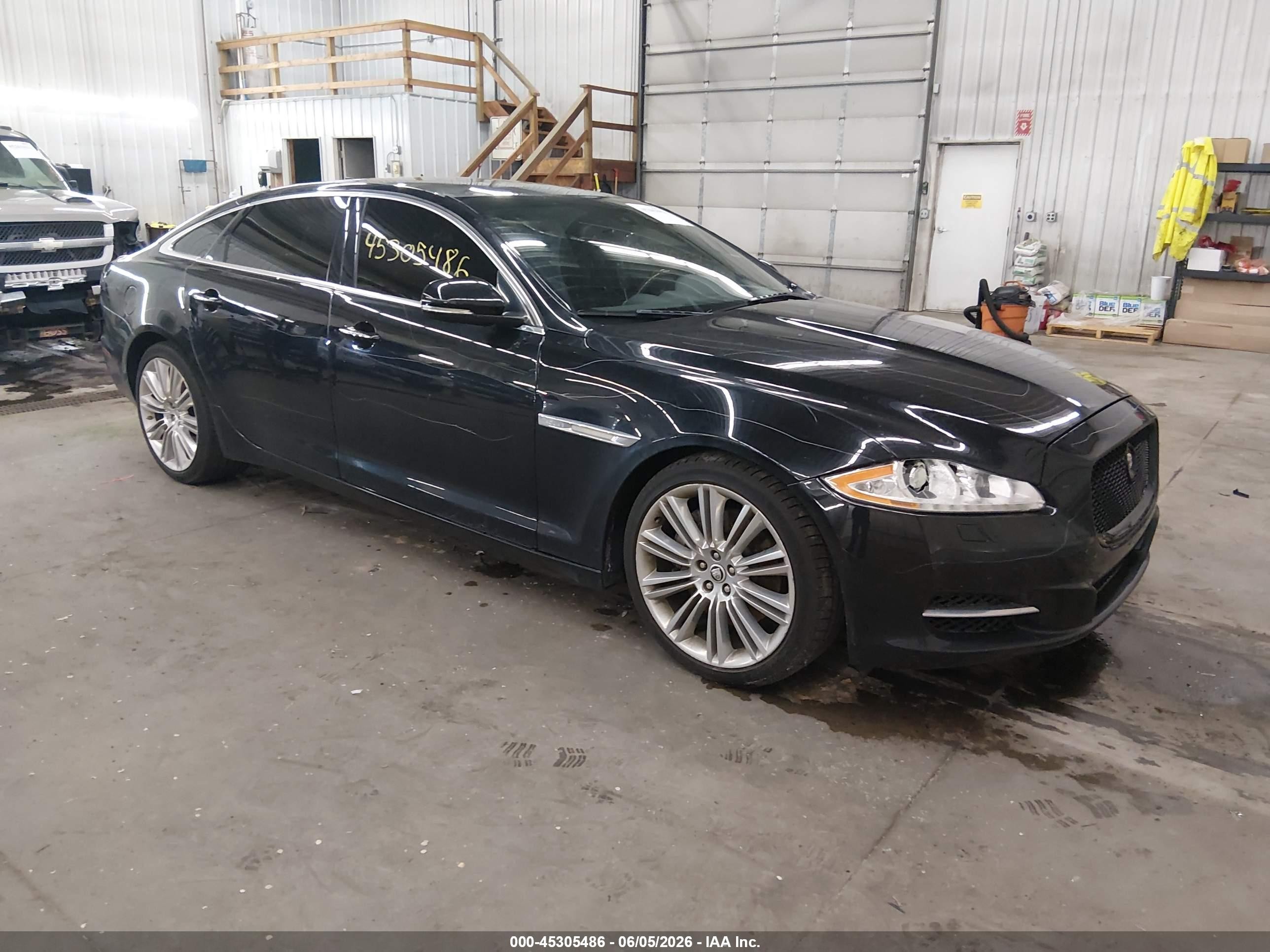 2013 Jaguar XJ Portfolio, VIN SAJWA2GB1DLV52364 — Front end
