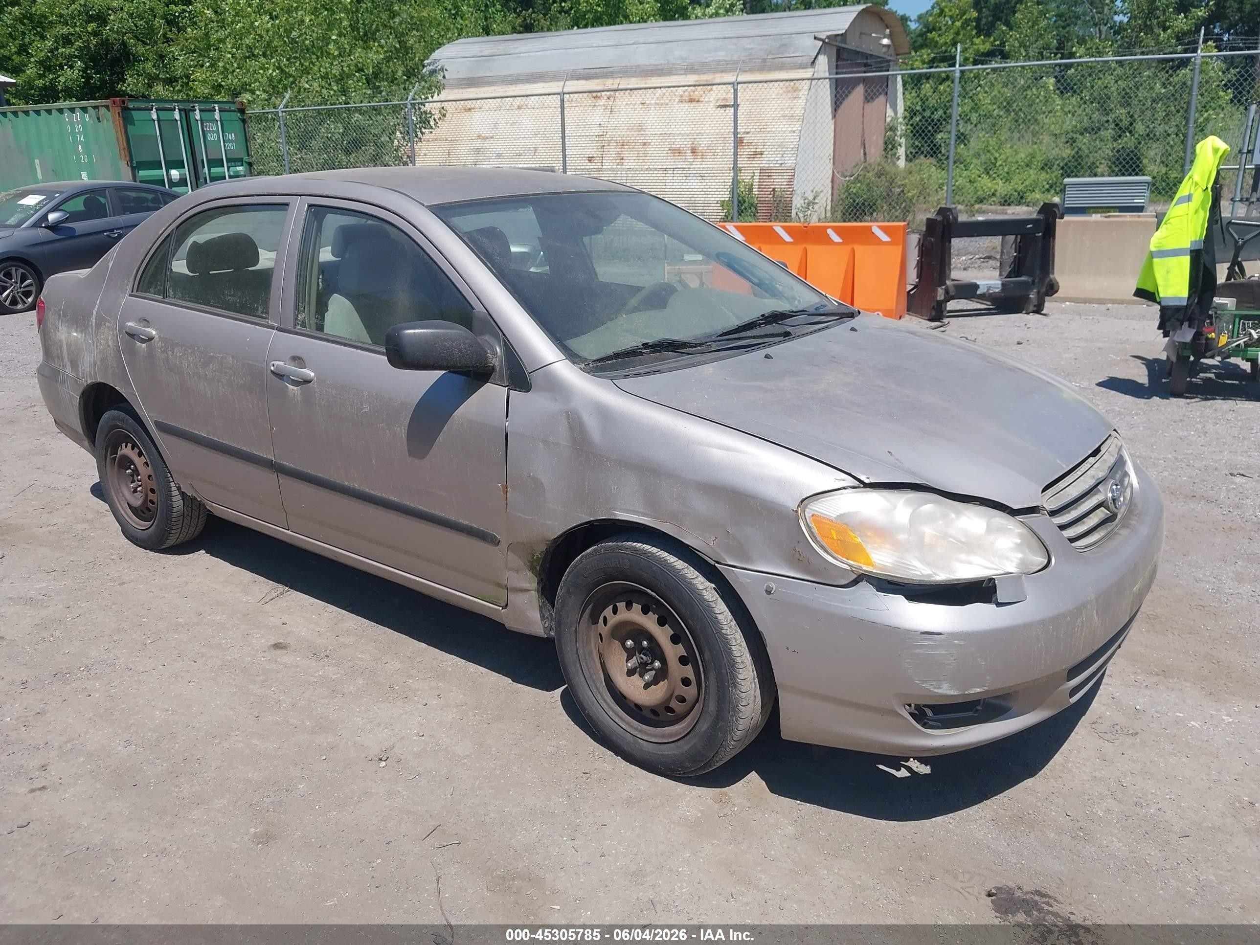 2003 Toyota Corolla LE, VIN 1NXBR32E23Z150533 — Normal wear