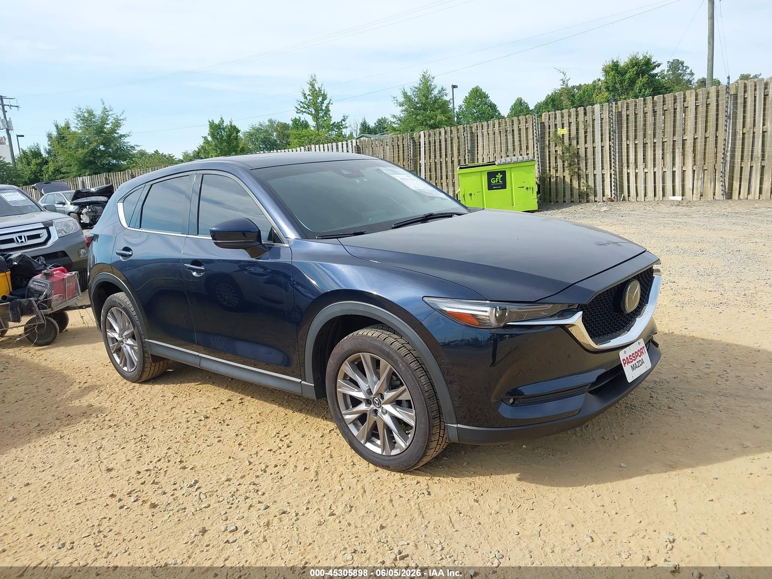 2020 Mazda CX-5 Grand Touring, VIN JM3KFBDM2L0744422 — Not stated