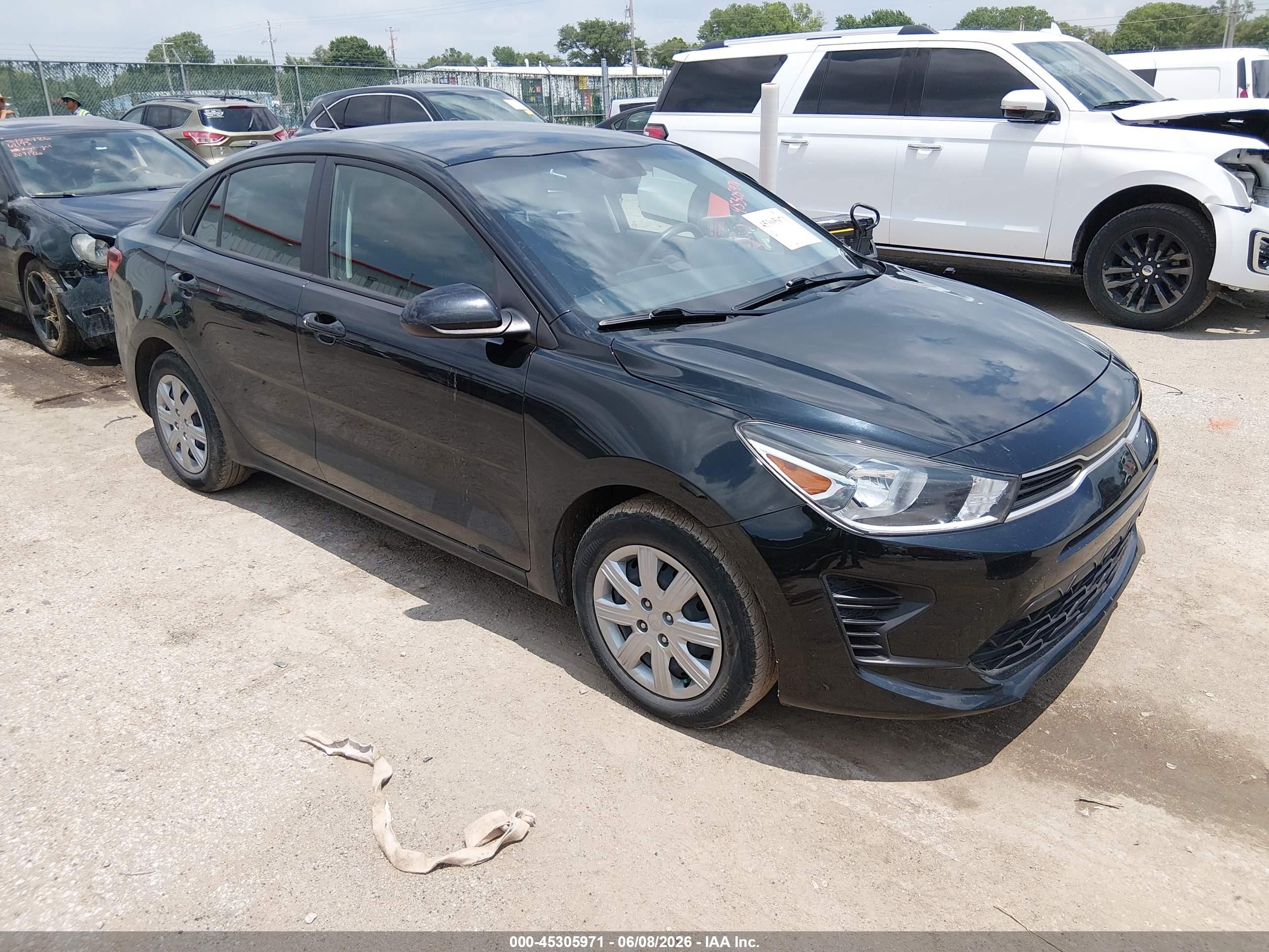2023 Kia Rio LX, VIN 3KPA24AD3PE553315 — Hail