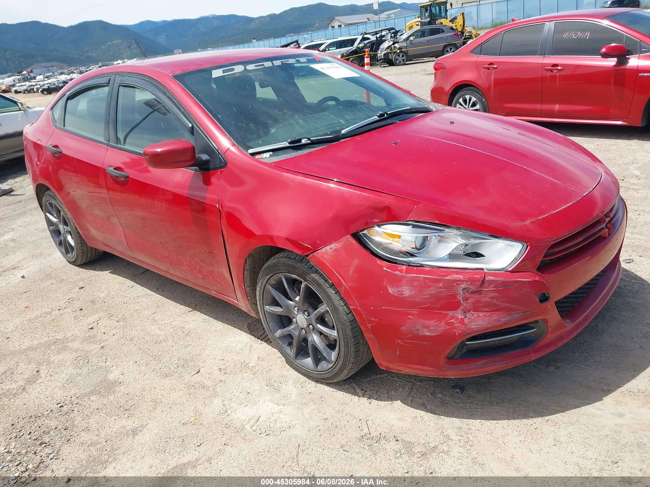 2013 Dodge Dart SE, VIN 1C3CDFAA0DD201637 — Side