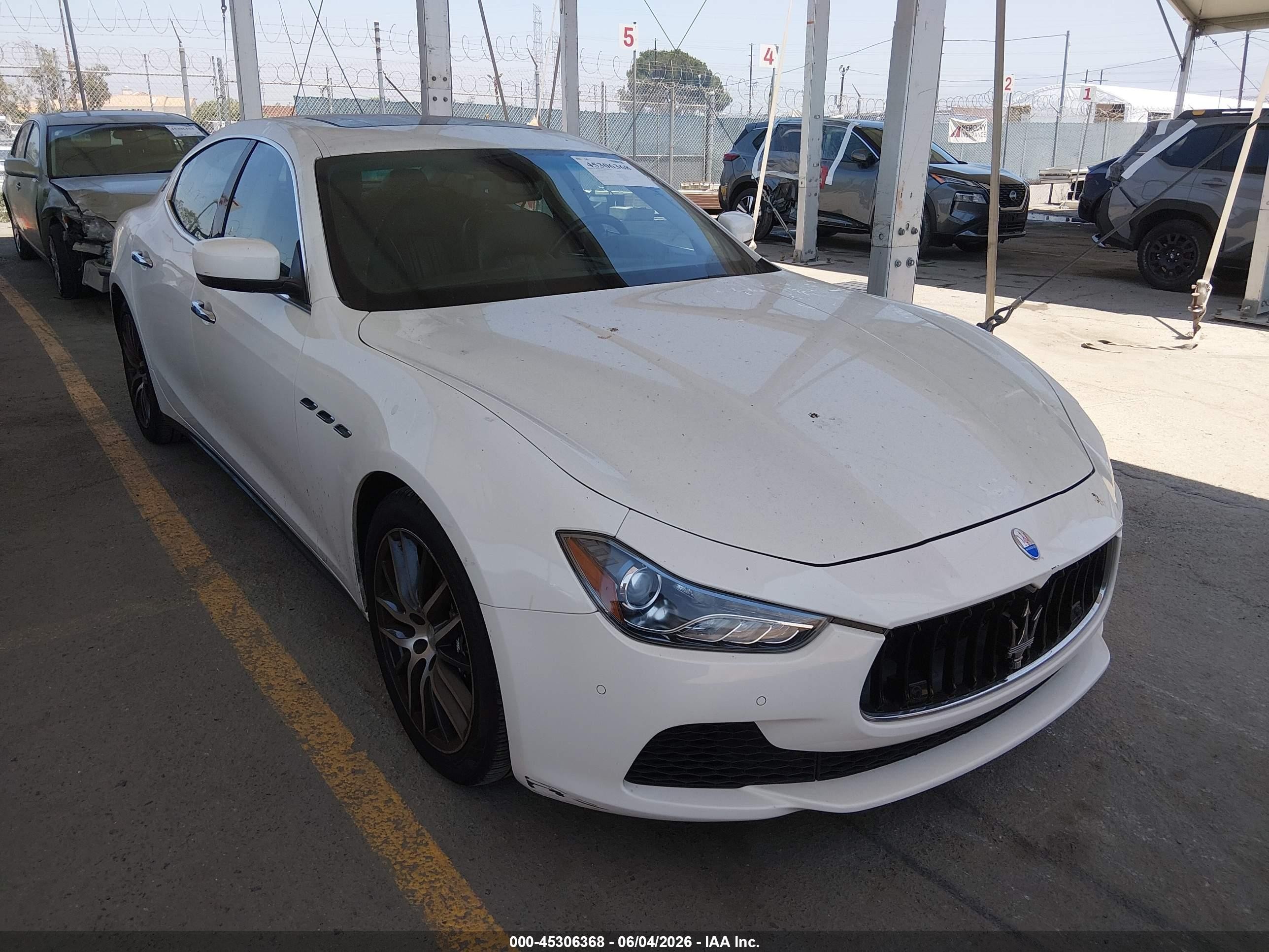 2014 Maserati Ghibli S Q4, VIN ZAM57RTAXE1089602 — Не указано