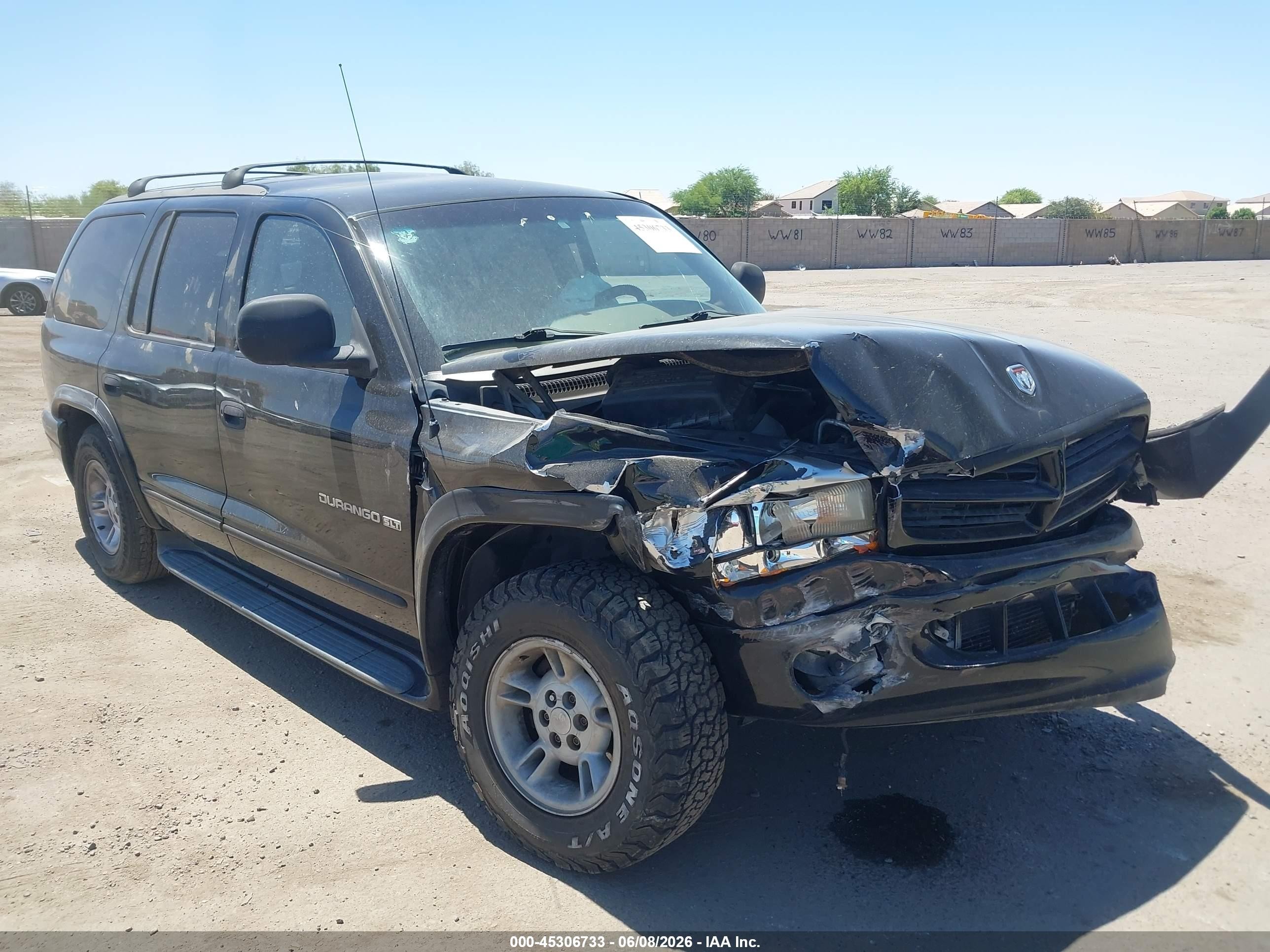 2000 Dodge Durango, VIN 1B4HR28Z7YF299838 — Not stated