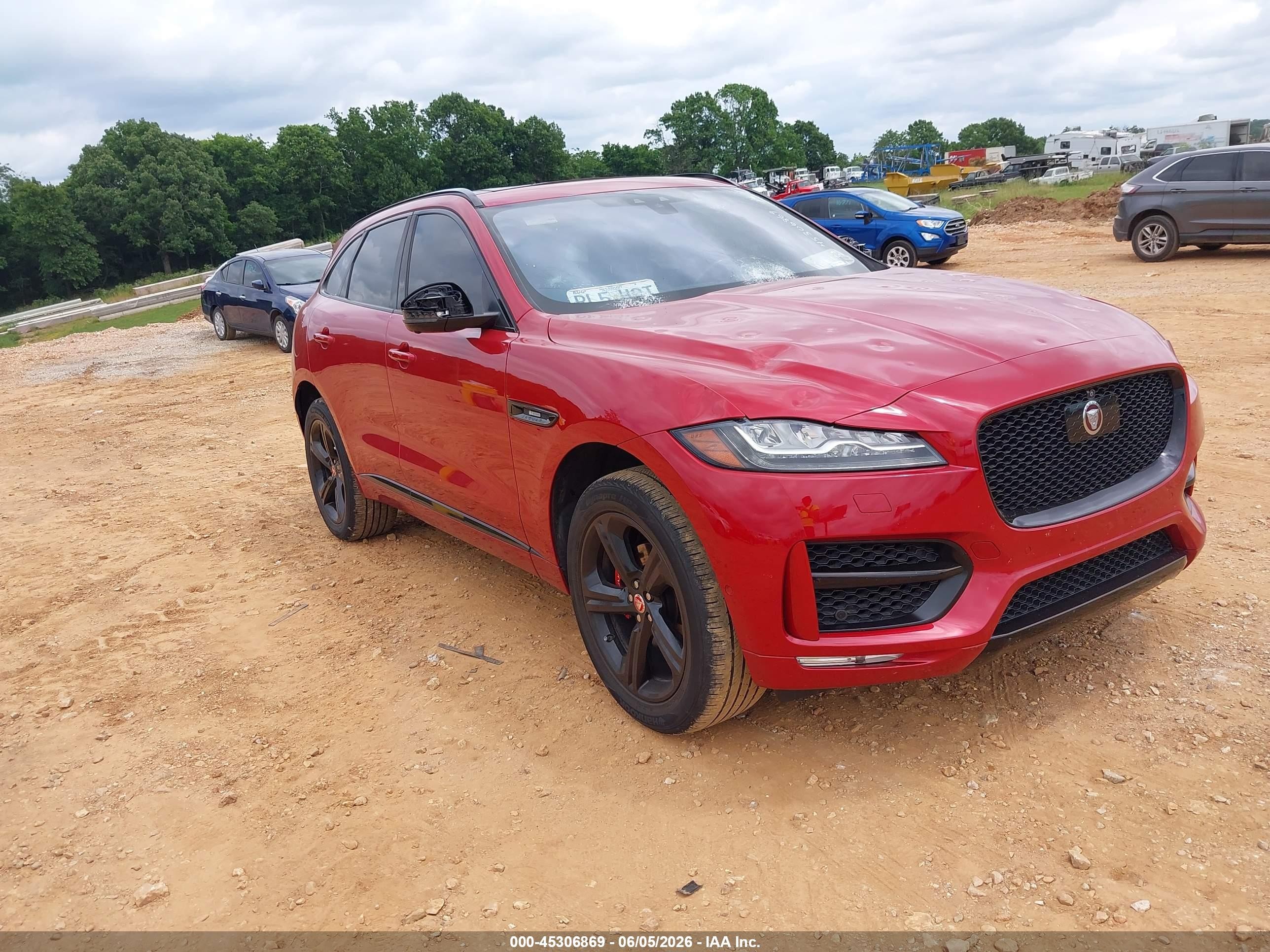2018 Jaguar F-Pace 25t R-Sport, VIN SADCL2FX1JA256779 — Hail