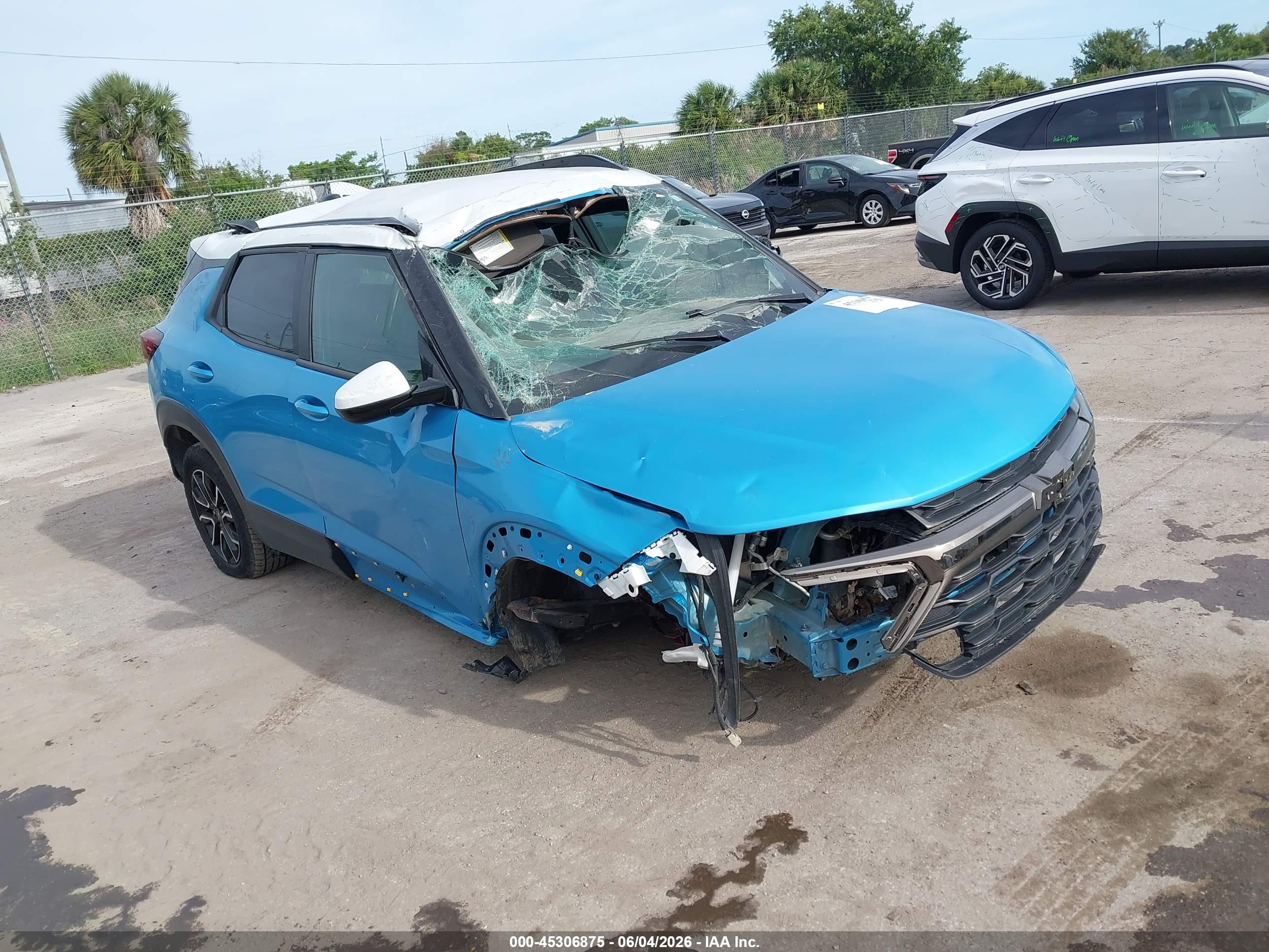 2025 Chevrolet TrailBlazer ACTIV, VIN KL79MVSL1SB084771 — Rollover