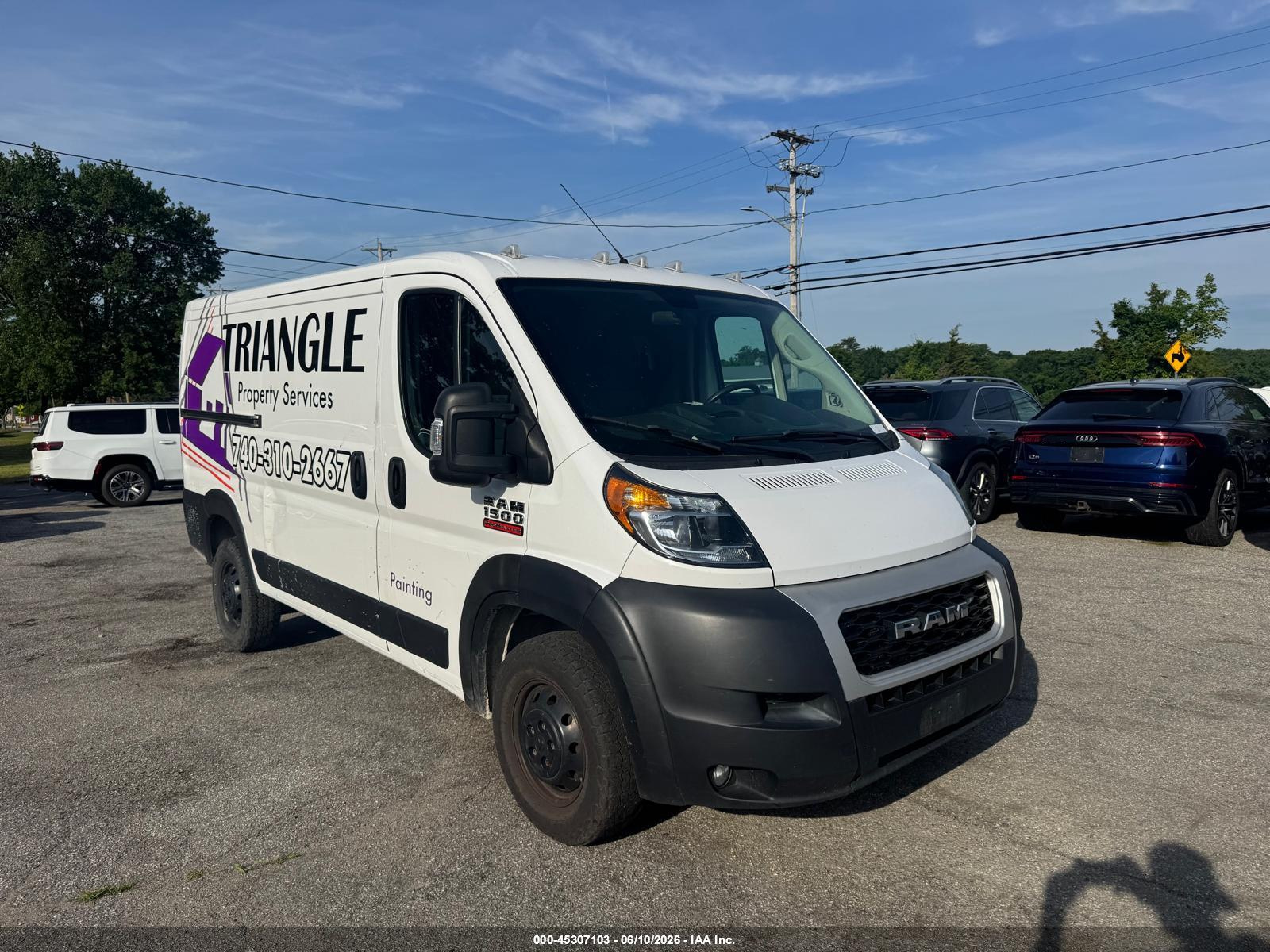 2020 Ram ProMaster Cargo, VIN 3C6TRVAG5LE123193 — Not stated